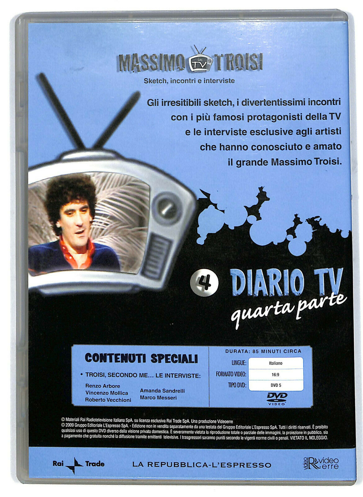 EBOND Massimo Troisi In Tv- Sketch, Incontri e Interviste Vol.4 DVD DB682158