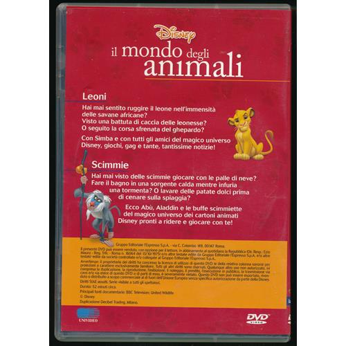EBOND Il Mondo Degli Animali Leoni e Scimmie  Editoriale DVD DB682163