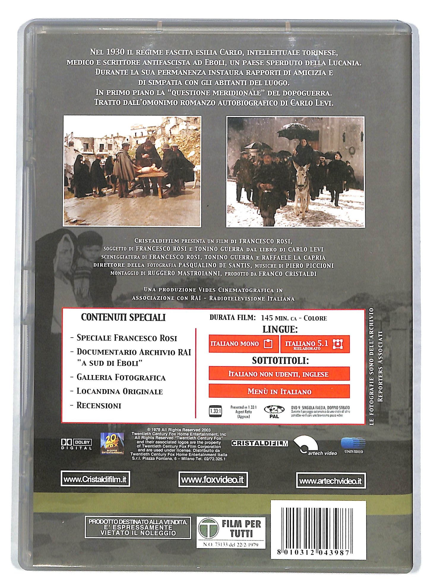 EBOND Cristo si e fermato a Eboli DVD DB682203