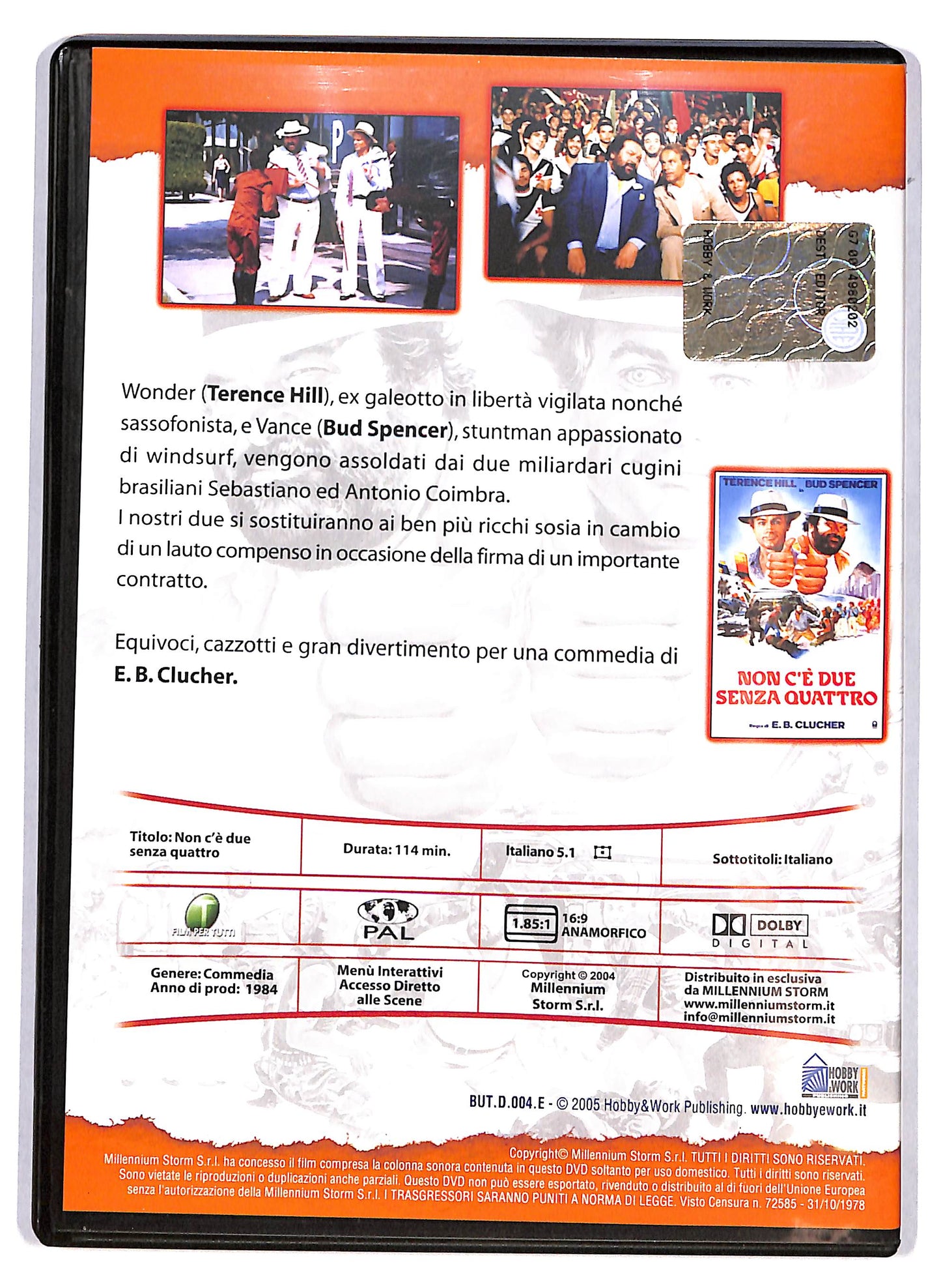 EBOND Non c'e due senza quattro EDITORIALE DVD DB682233