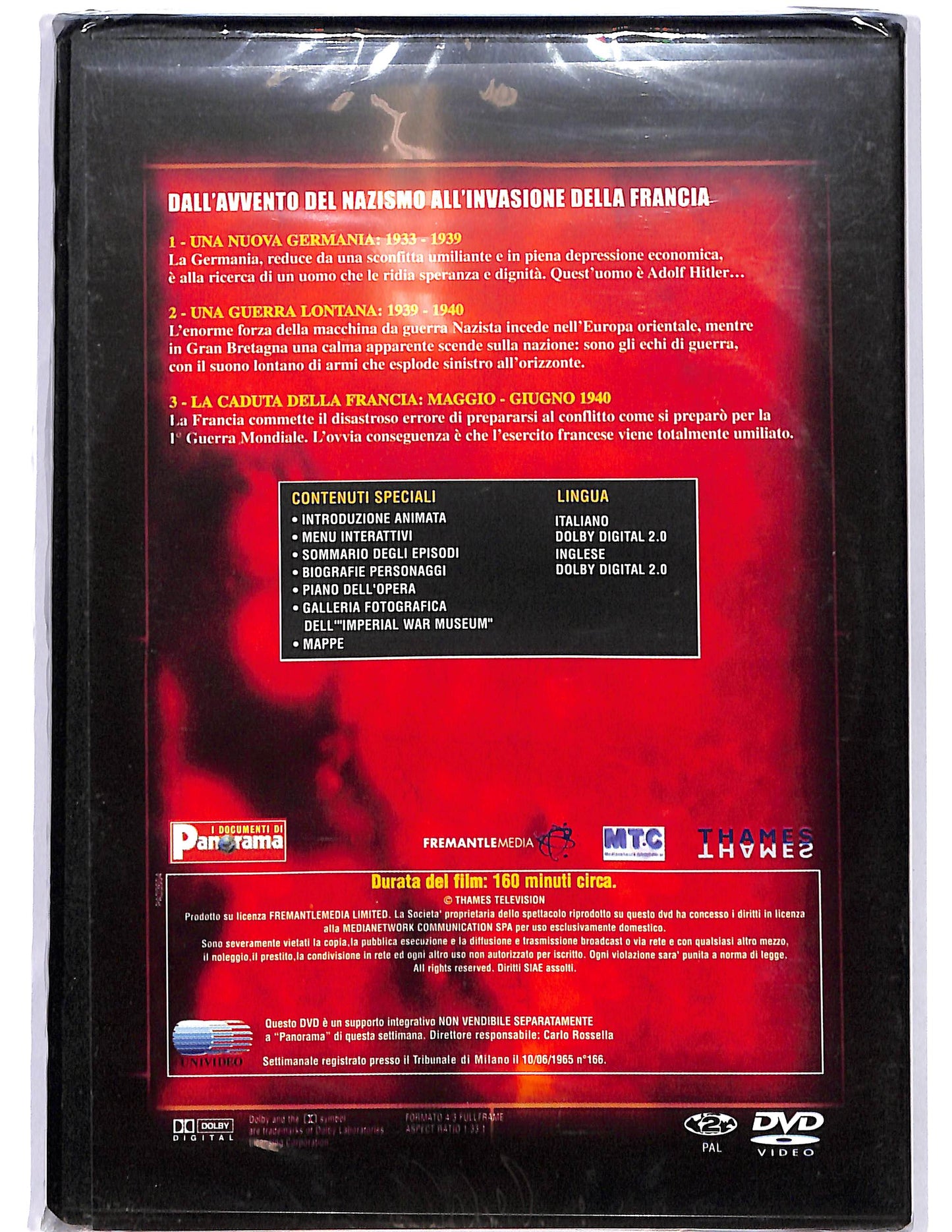 EBOND Dall'avvento del nazismo all'invasione della Fran. EDITORIALE DVD DB682236