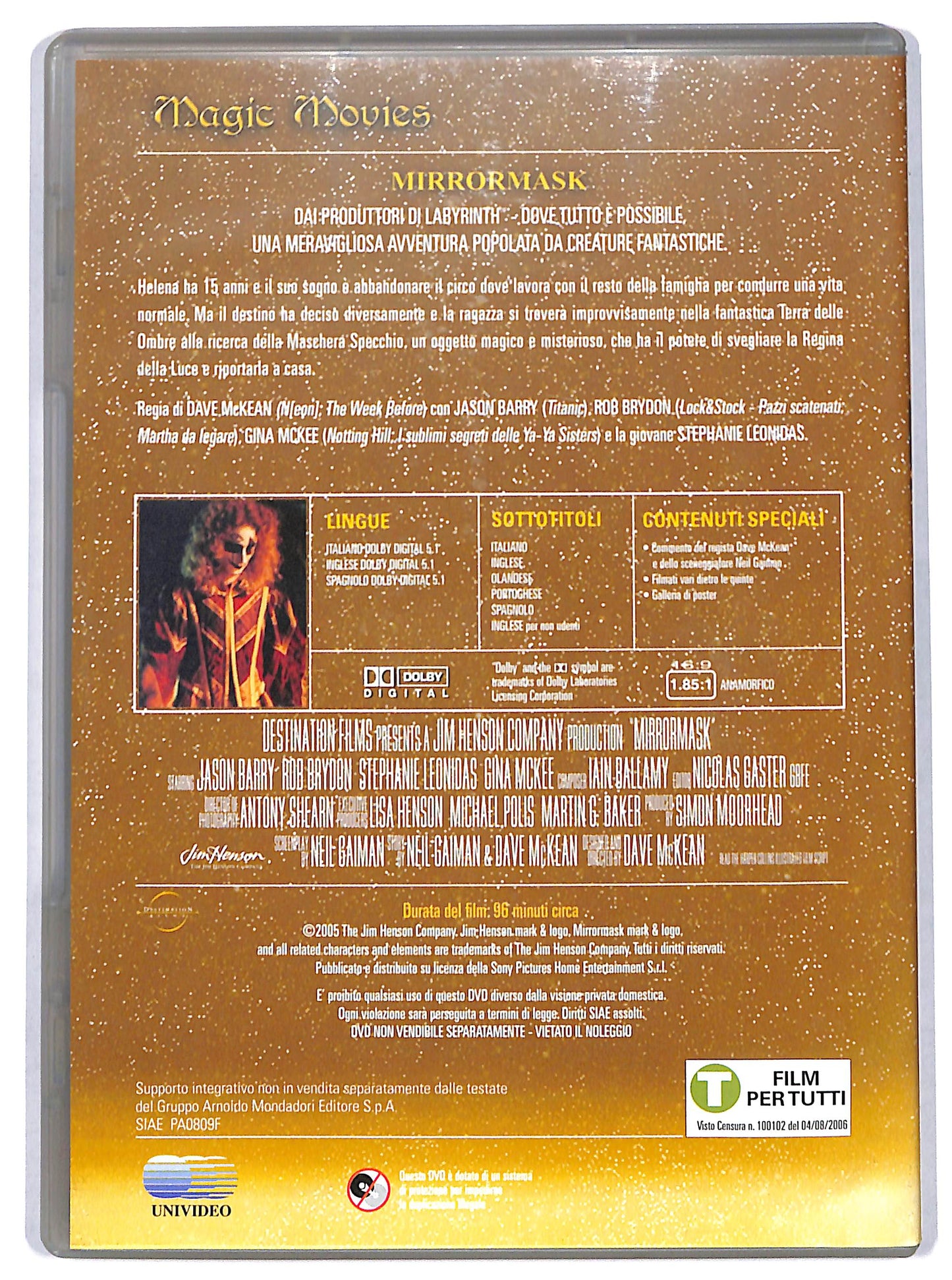 EBOND Mirror mask EDITORIALE DVD DB682306