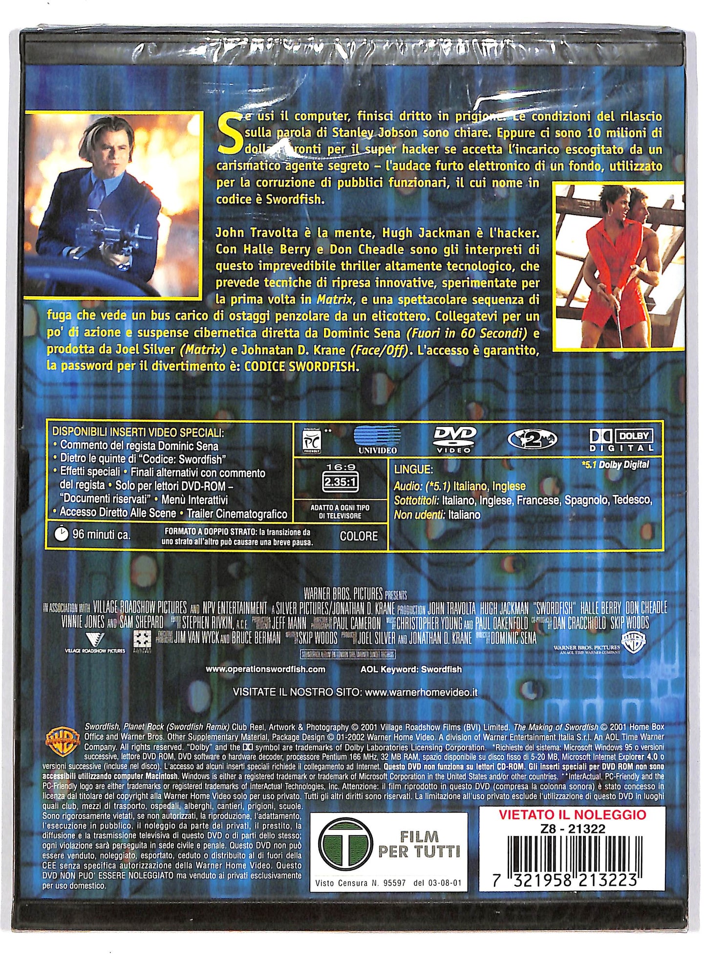 EBOND Codice Swordfish : Password accepted DVD DB682311
