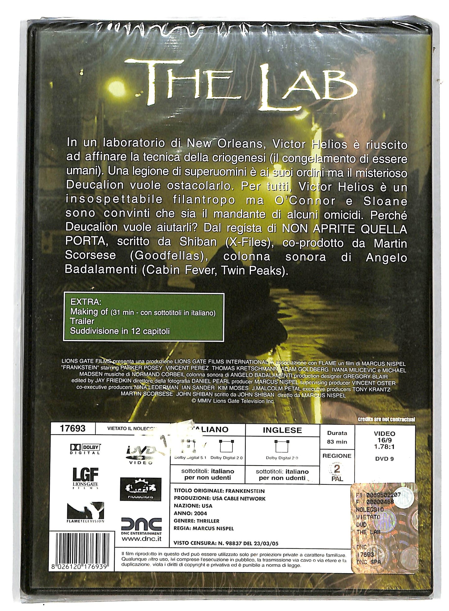 EBOND The Lab DVD DB682352