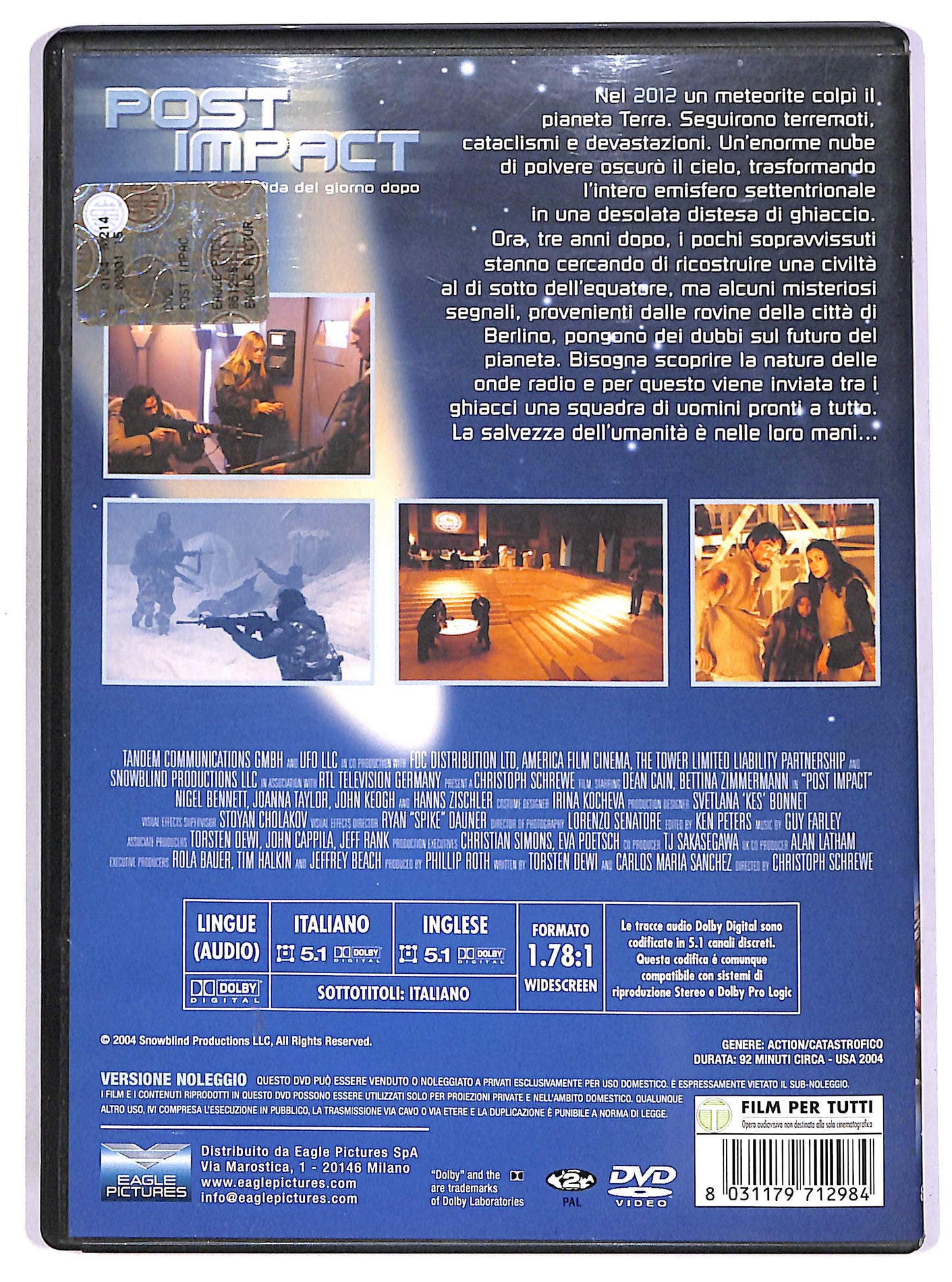 EBOND Post Impact - La sfida del giorno dopo DVD DB682719
