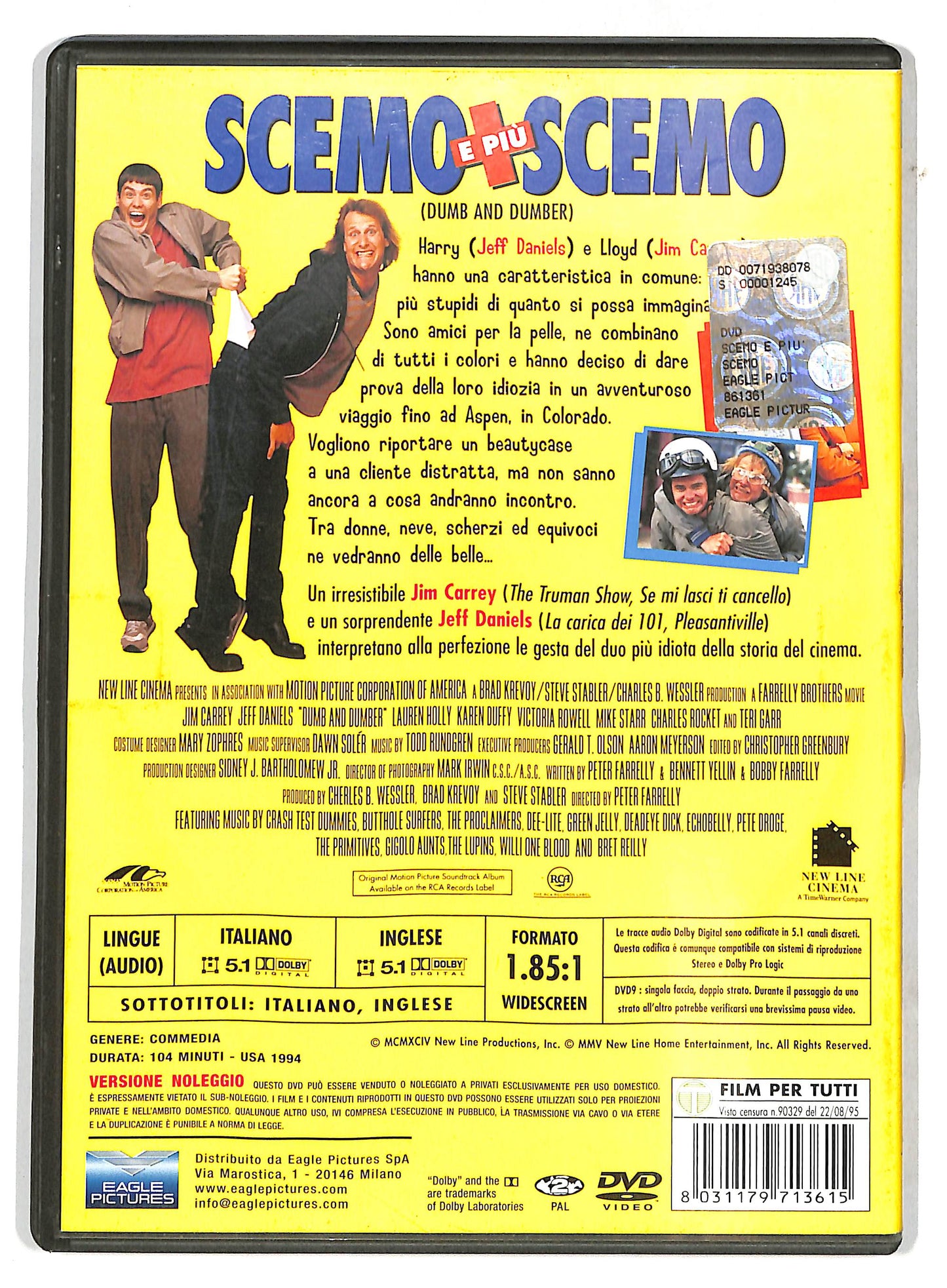 EBOND Scemo e piu scemo NOLEGGIO DVD DB682720
