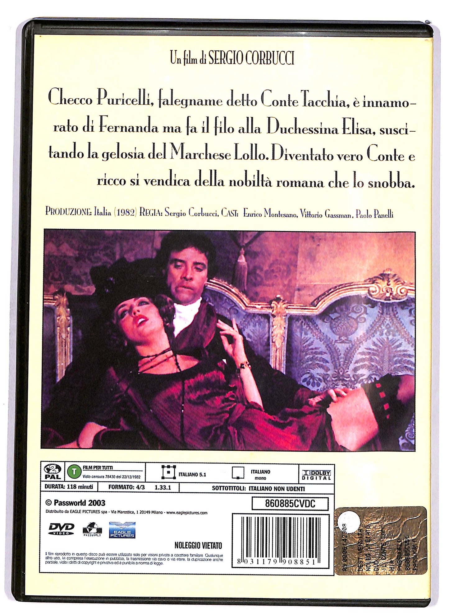 EBOND Il conte Tacchia DVD DB682749