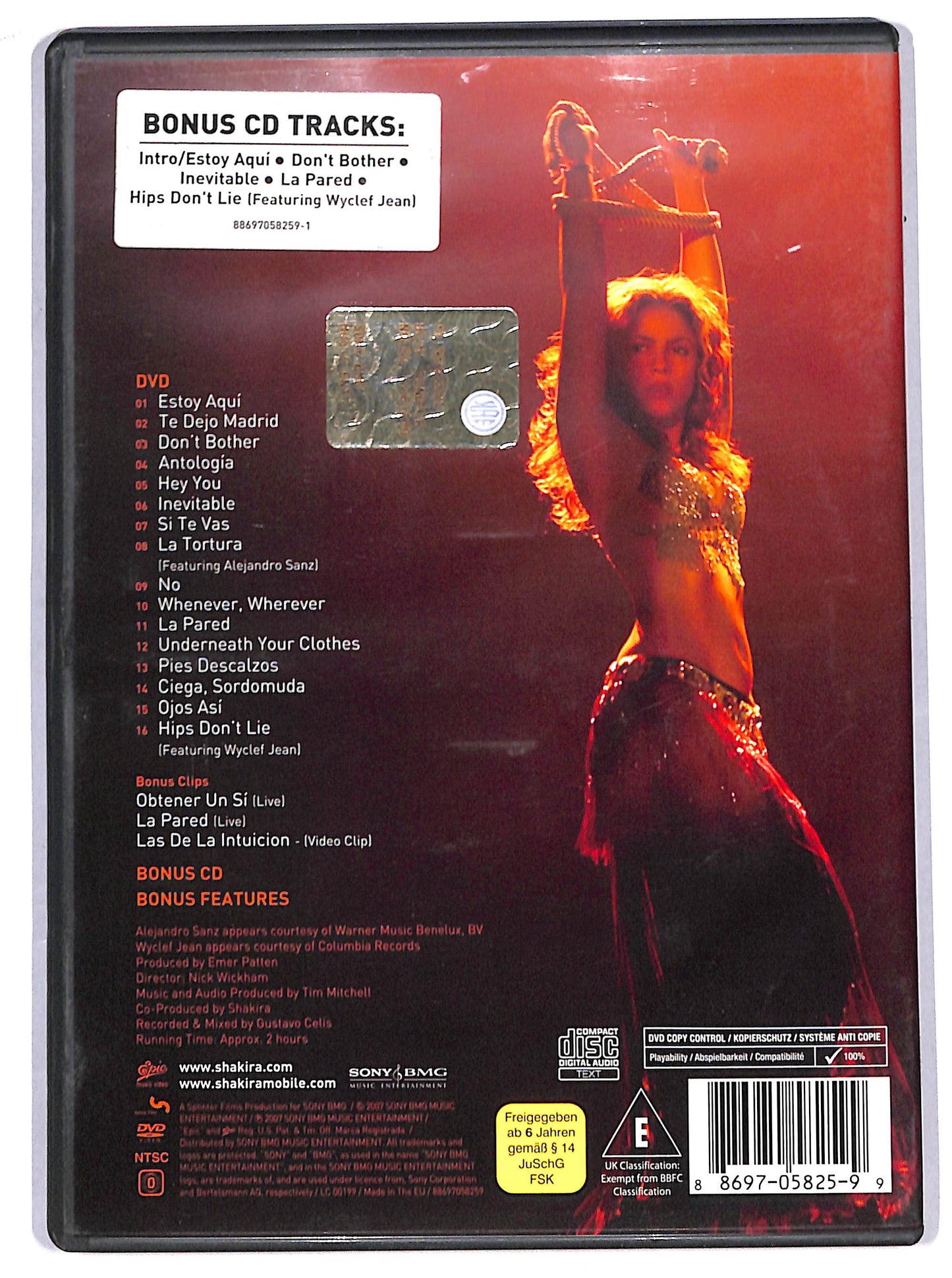 EBOND shakira - oral fixation tour DVD DB682849