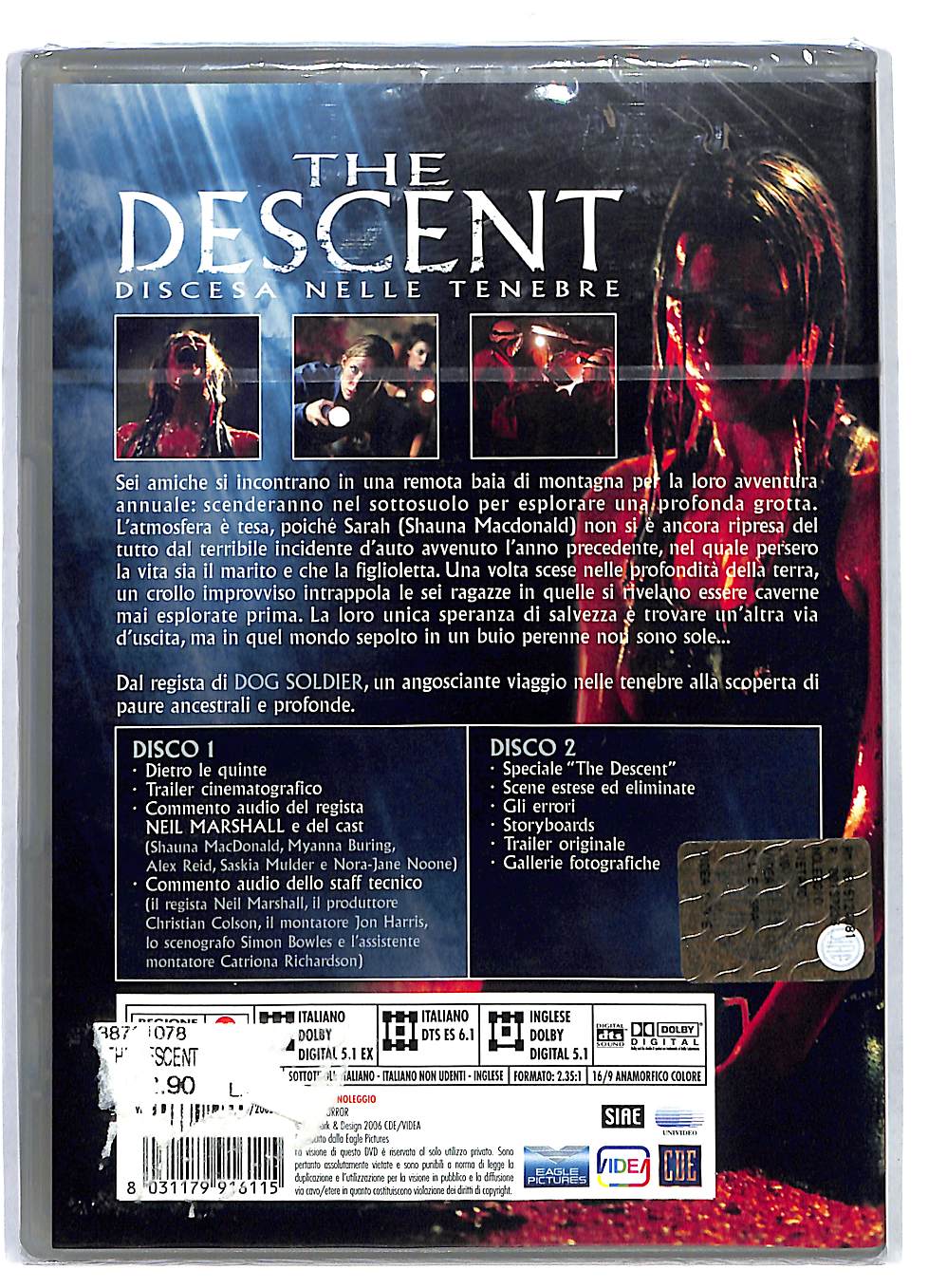 EBOND The Descent - Discesa nelle tenebre DVD DB682918