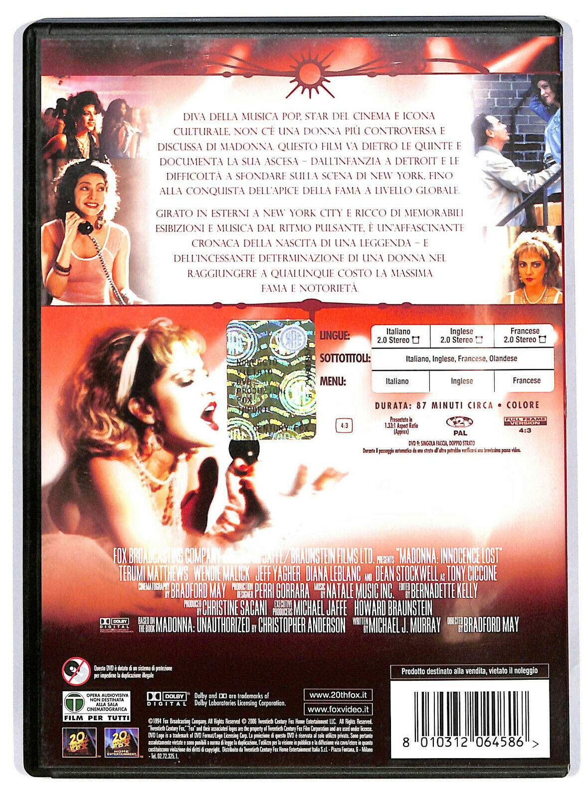 EBOND Madonna - Tutta La Vita Per Un Sogno DVD DB682919