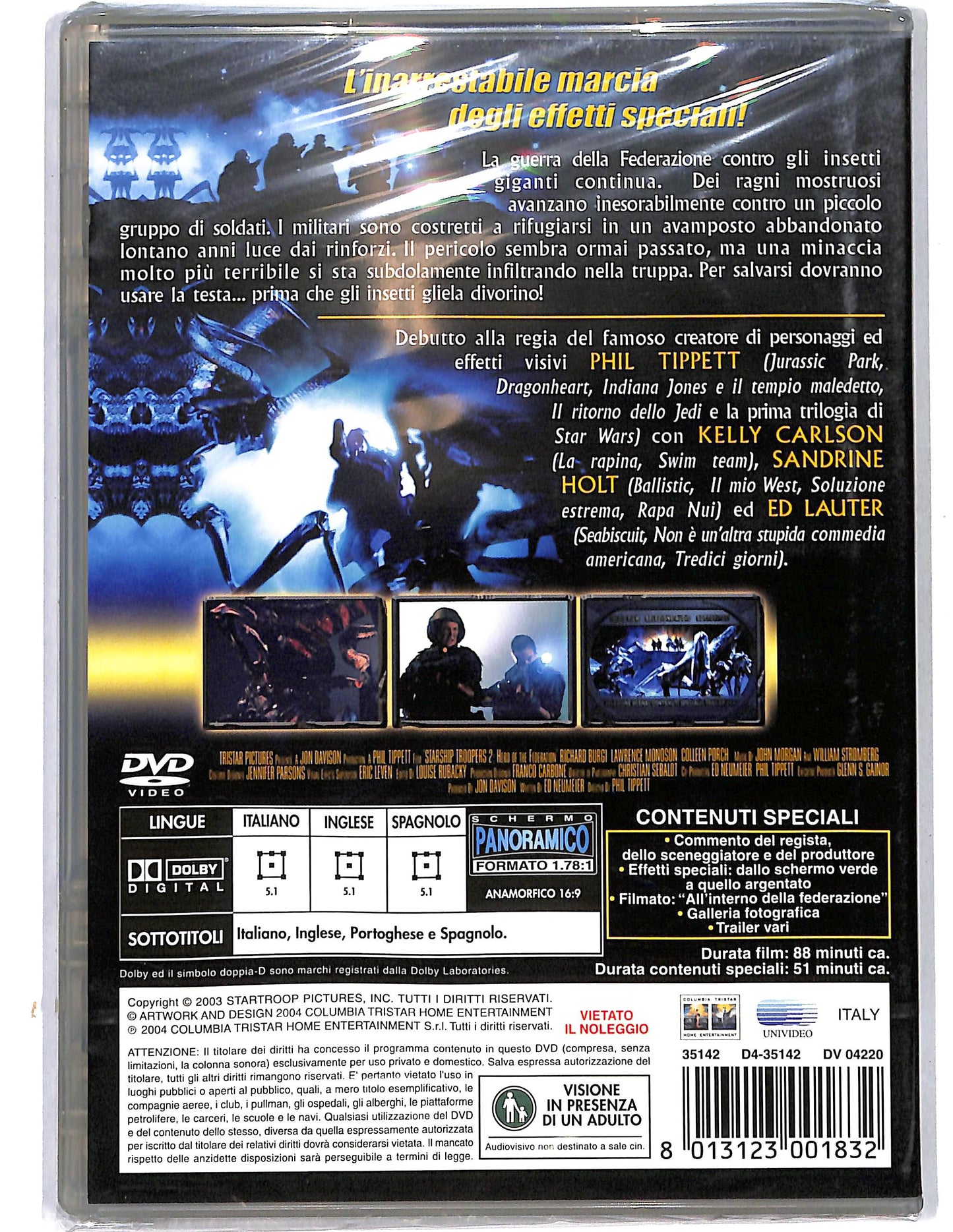 EBOND Starship Troopers 2 Eroi della federazione DVD DB683102