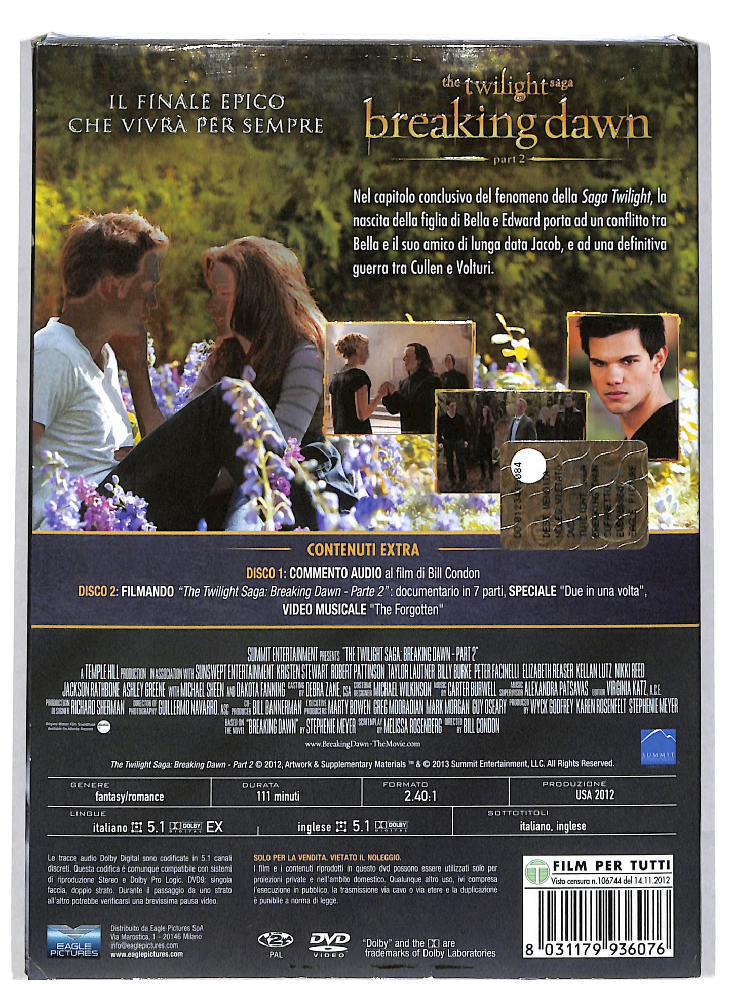 EBOND The twilight saga - Breaking dawn part 2 EDIZIONE SPECIALE DVD DB683223