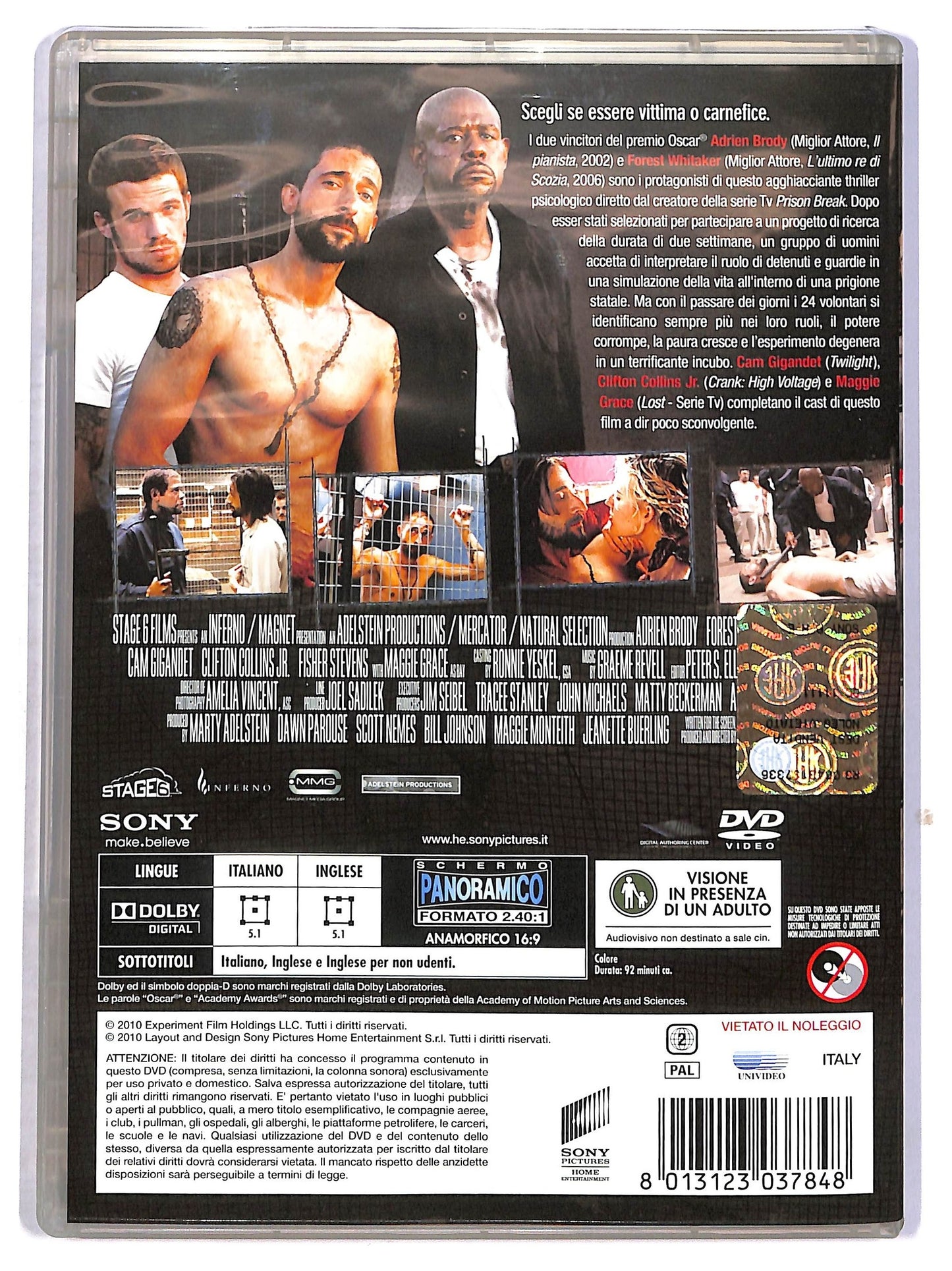 EBOND The Experiment DVD DB683225