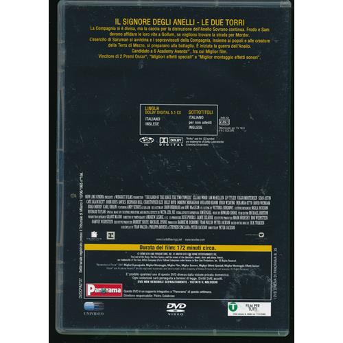 EBOND Il Signore Degli Anelli Le Due Torri Editoriale DVD DB683319