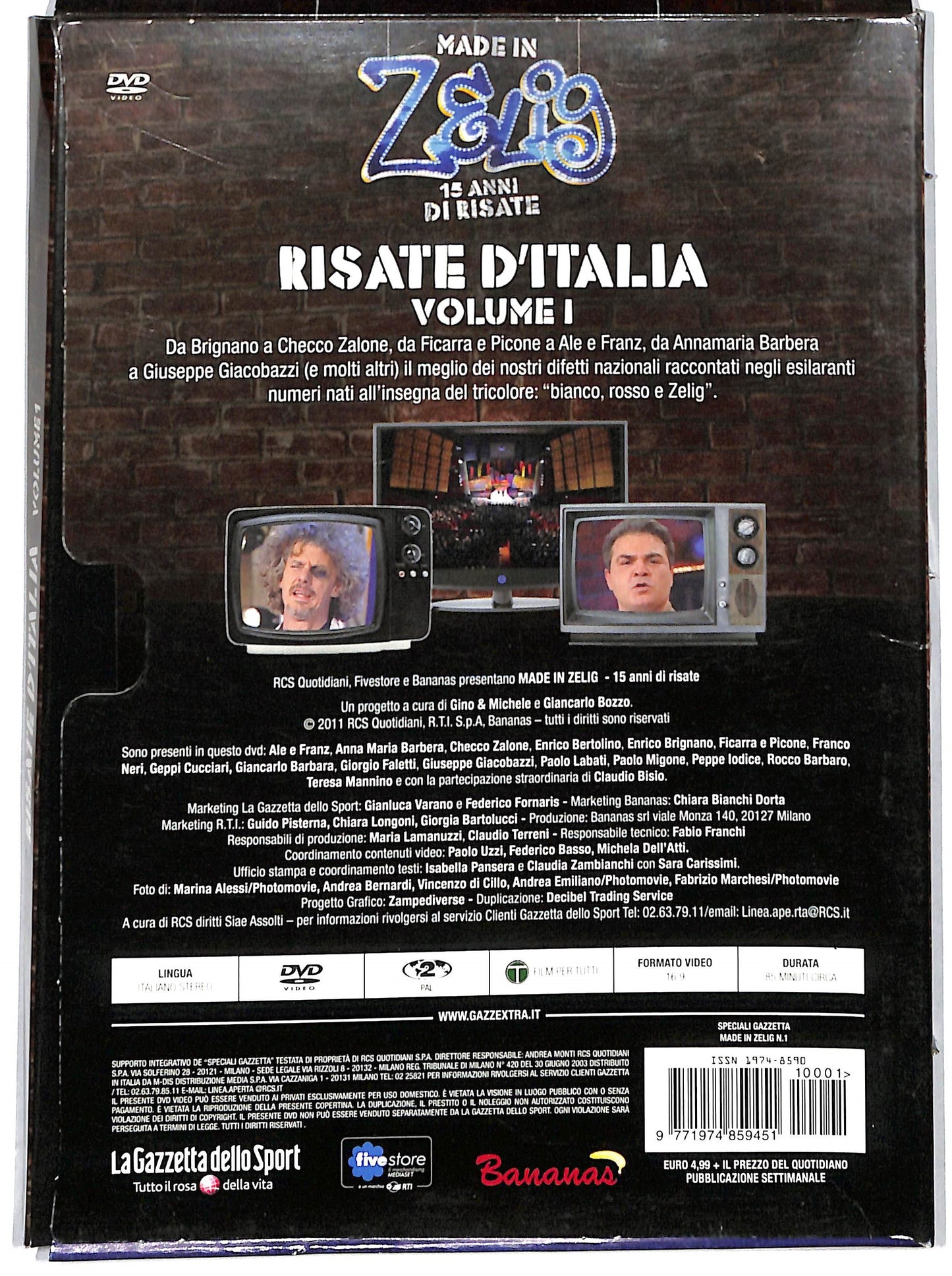 EBOND Zelig Risate D'Italia DVD DB683340