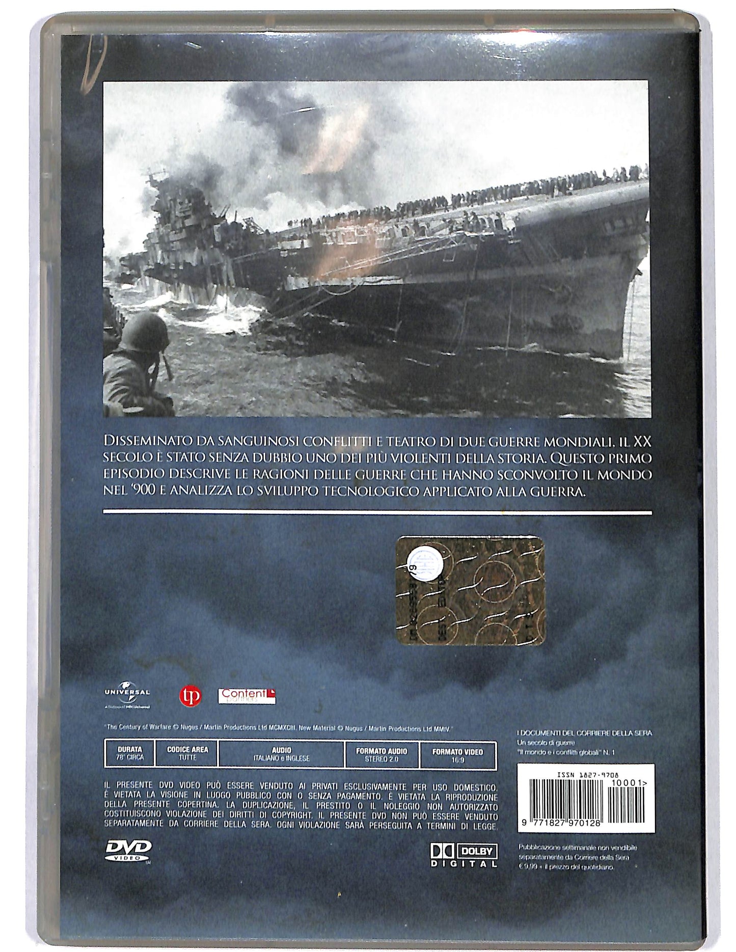 EBOND Il Mondo e i conflitti Globali Vol.1 EDITORIALE DVD DB683346