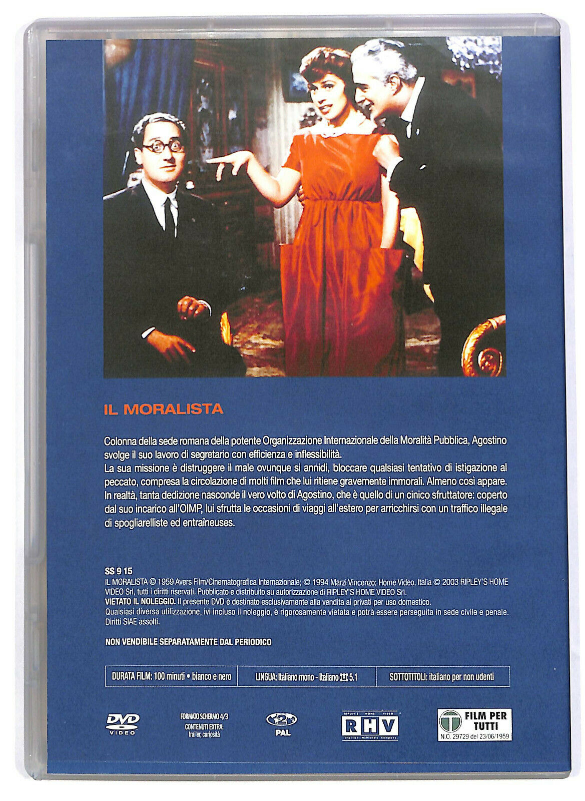 EBOND Il Moralista DVD DB683419