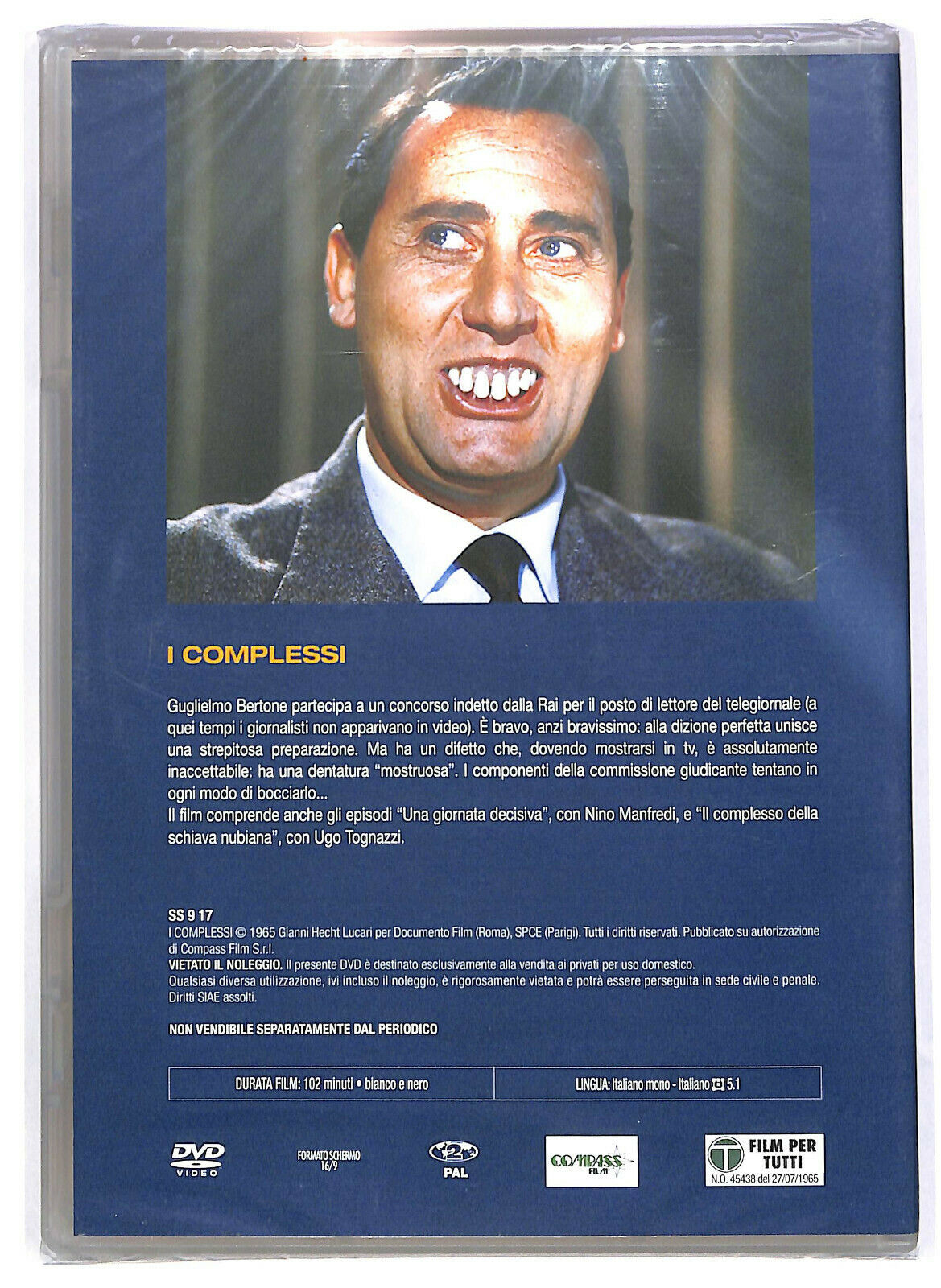 EBOND I Grandi Film Di Alberto Sordi - I Complessi Editoriale DVD DB683428