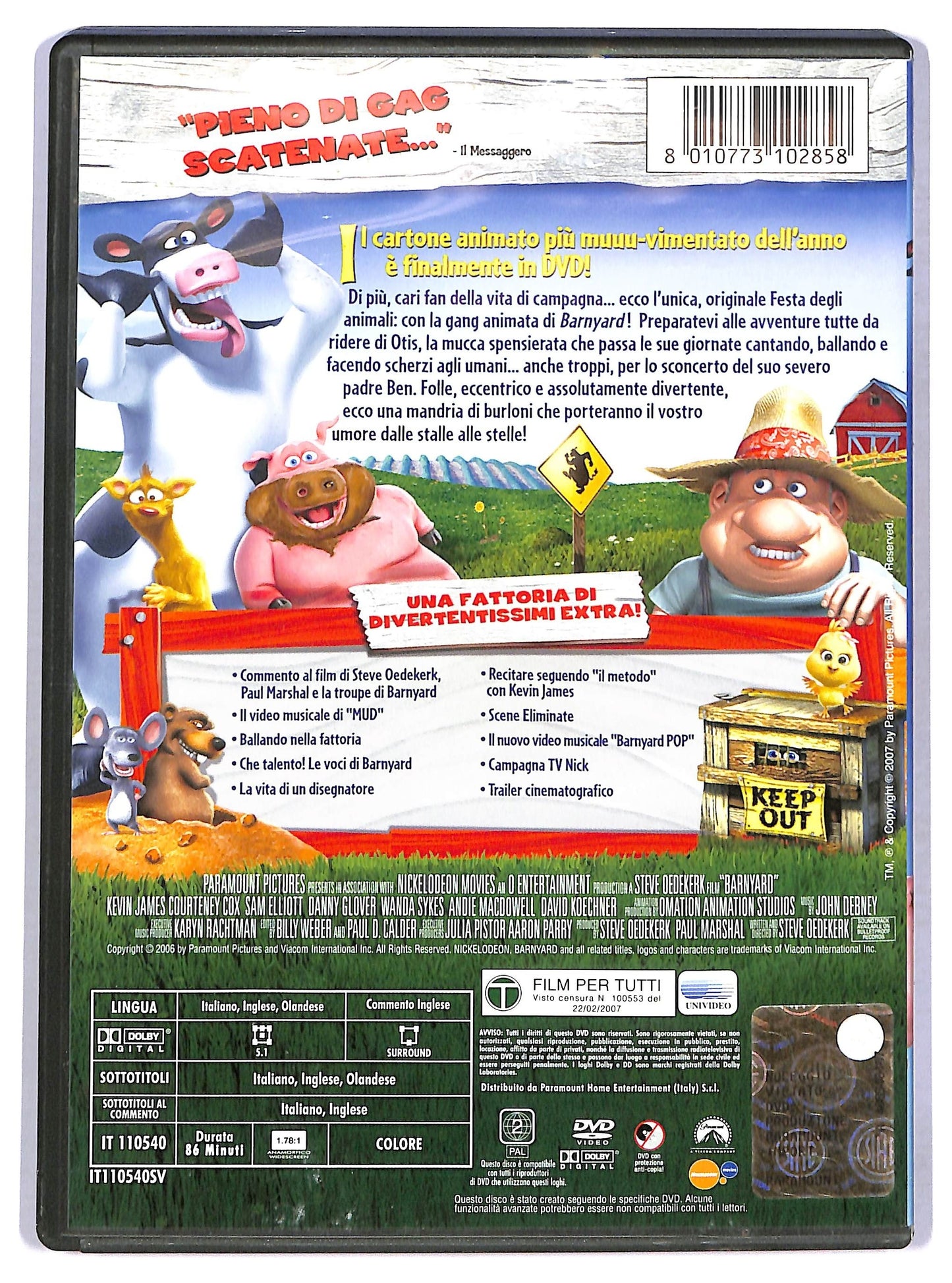 EBOND Barnyard - Il cortile - The original party animal NOLEGGIO DVD DB683619