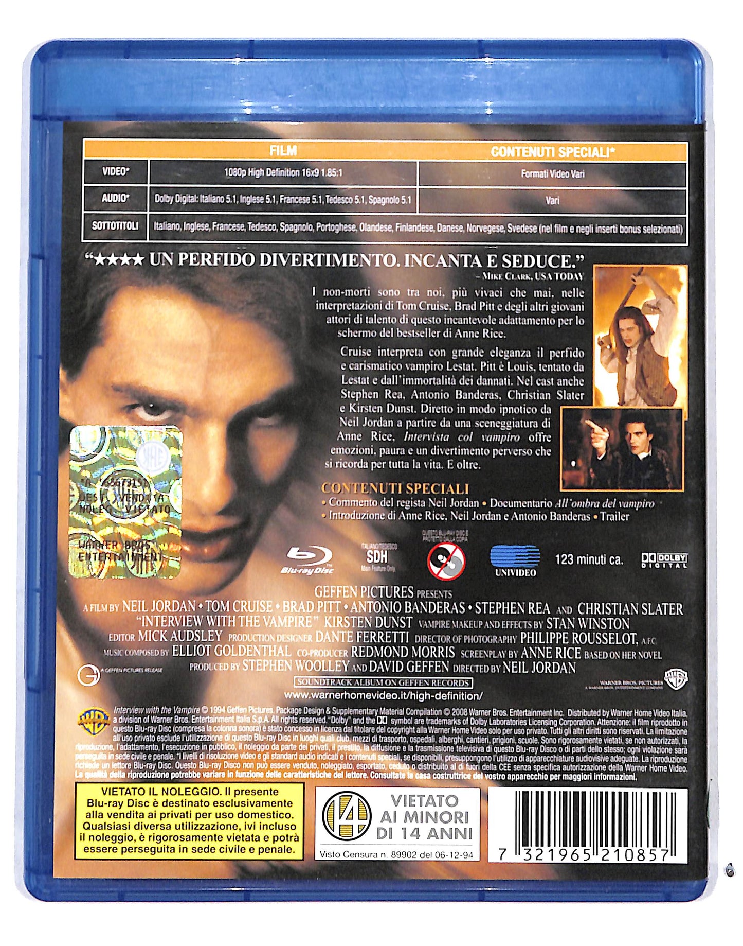 EBOND Intervista col vampiro BLURAY DB683706