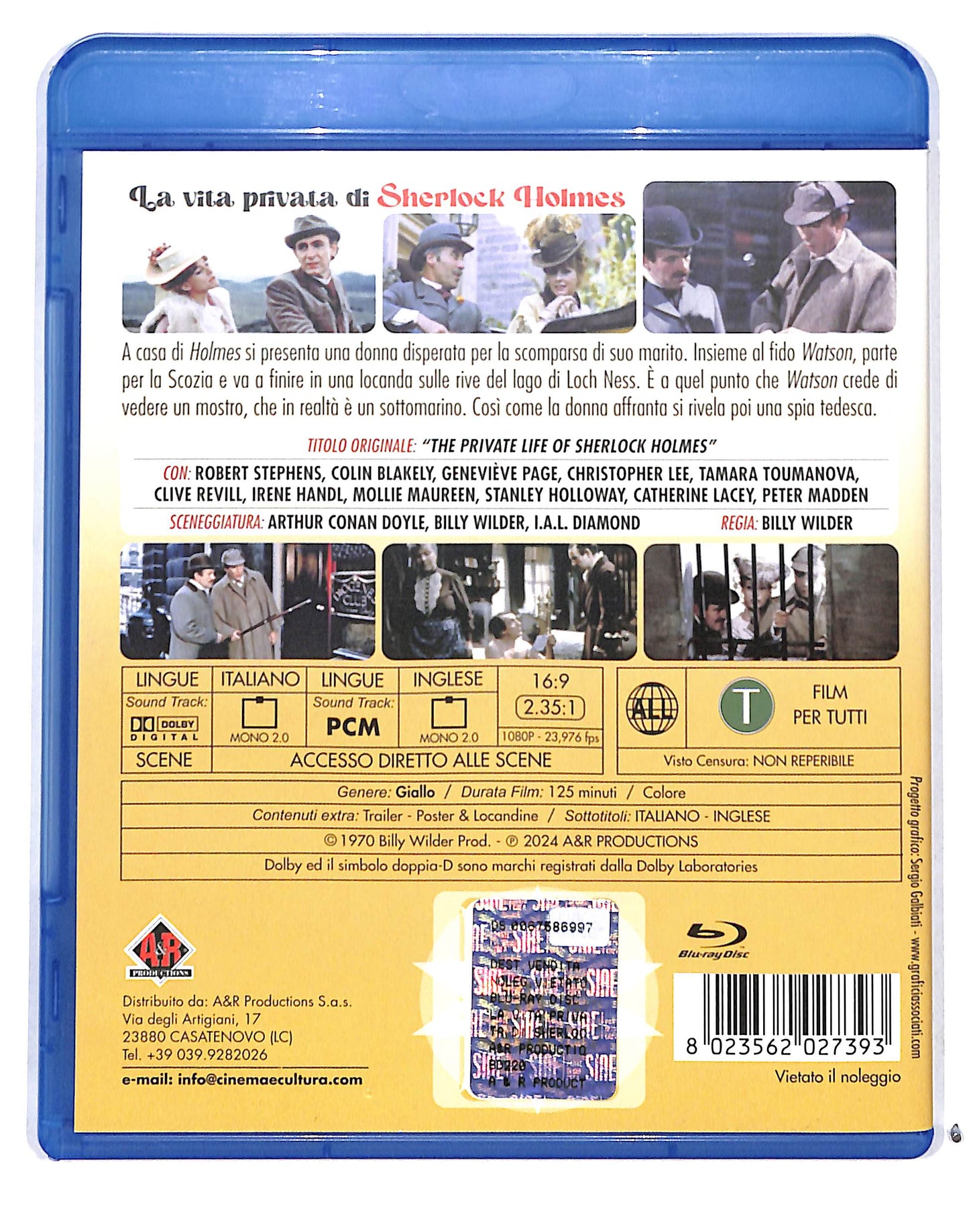 EBOND La Vita Privata di Sherlock Holmes BLURAY DB683711