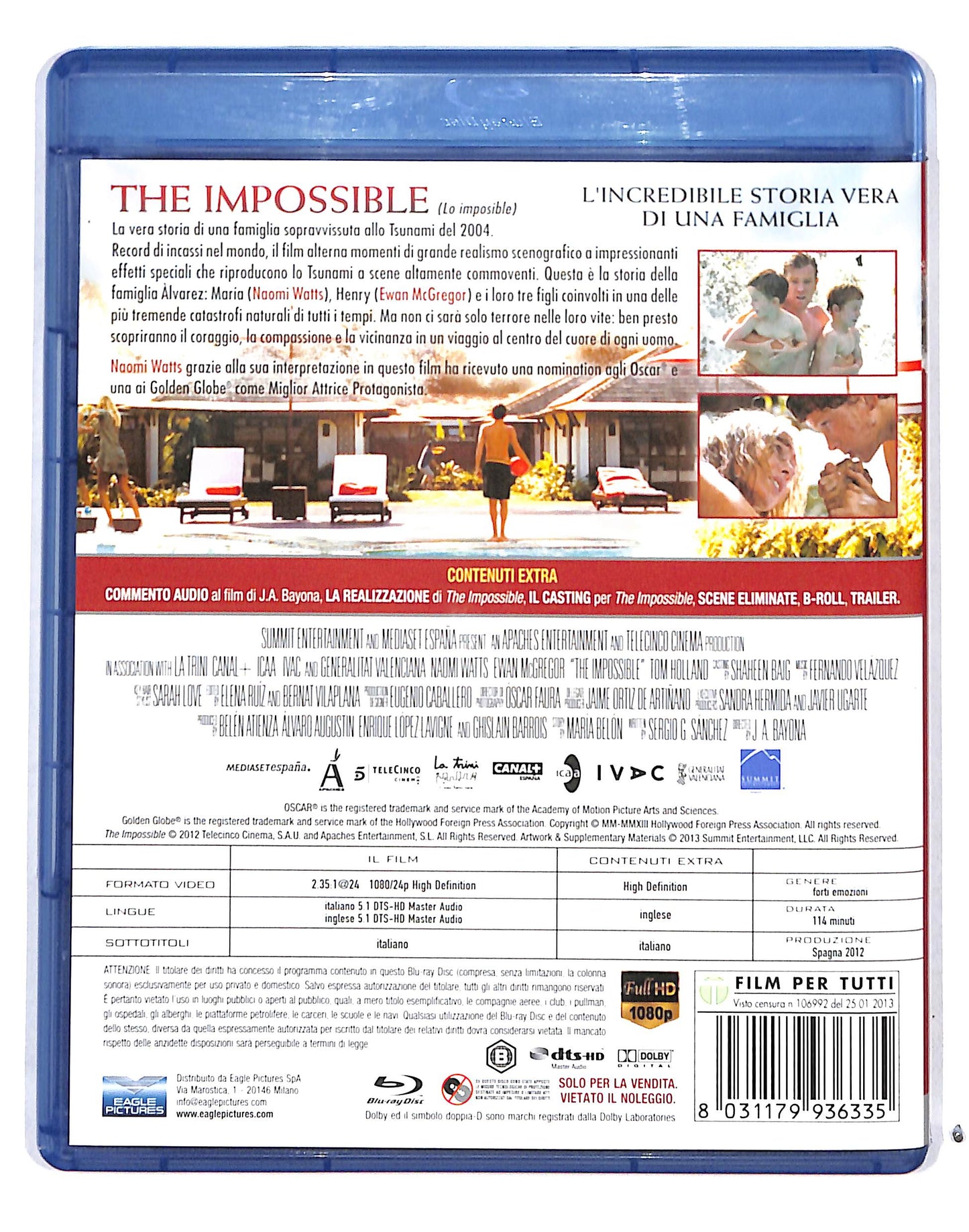 EBOND The Impossible  BLURAY DB683717