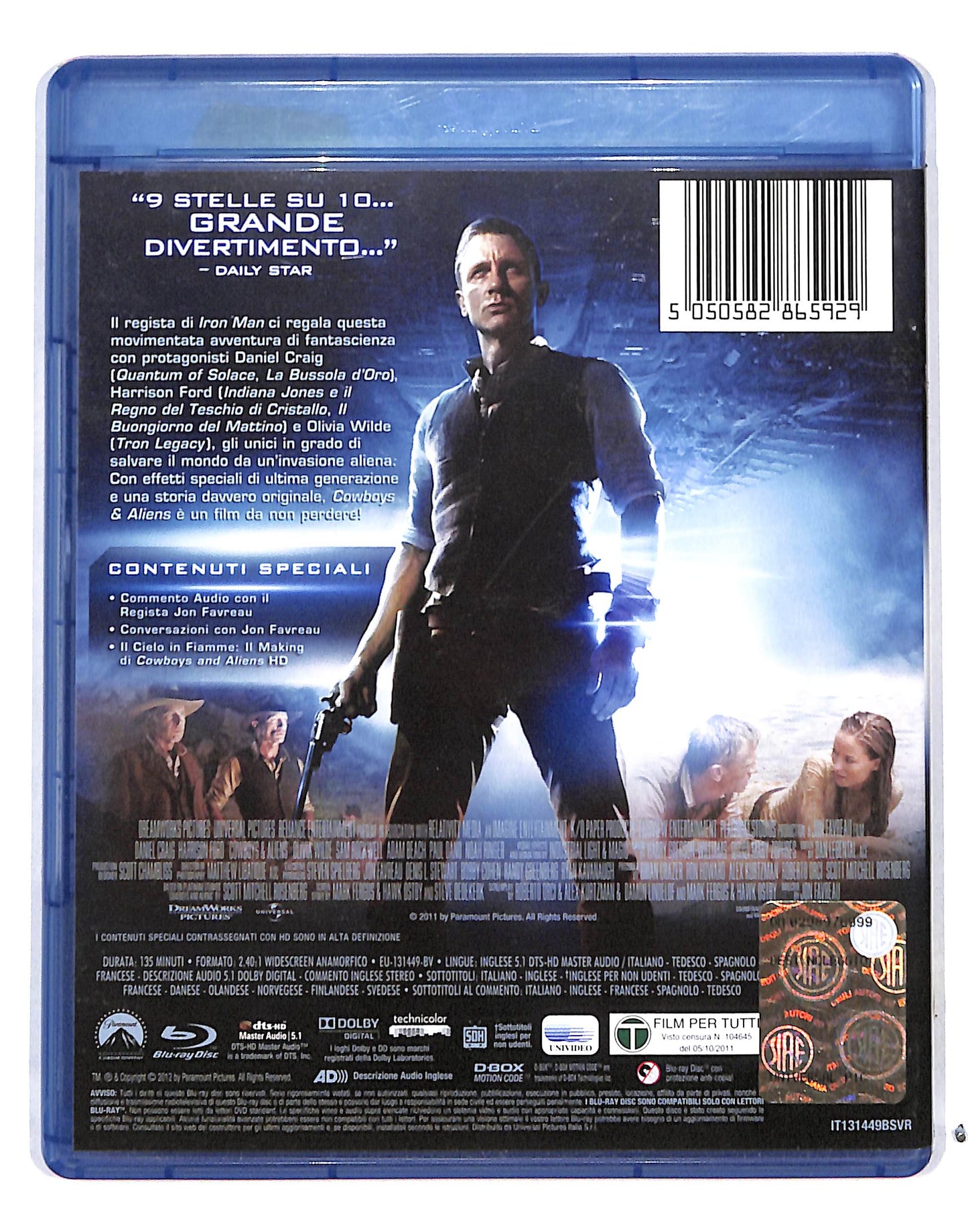 EBOND Cowboys & Aliens NOLEGGIO BLURAY DB683718