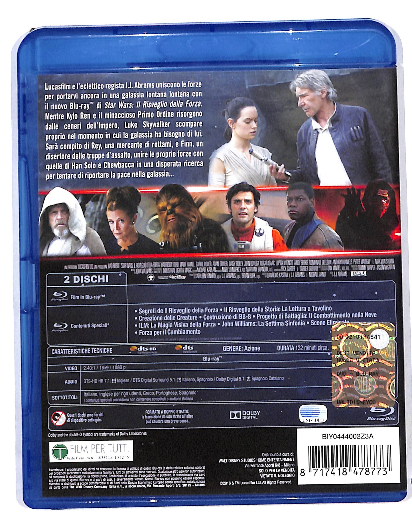EBOND Star Wars il Risveglio della Forza  BLURAY DB683719