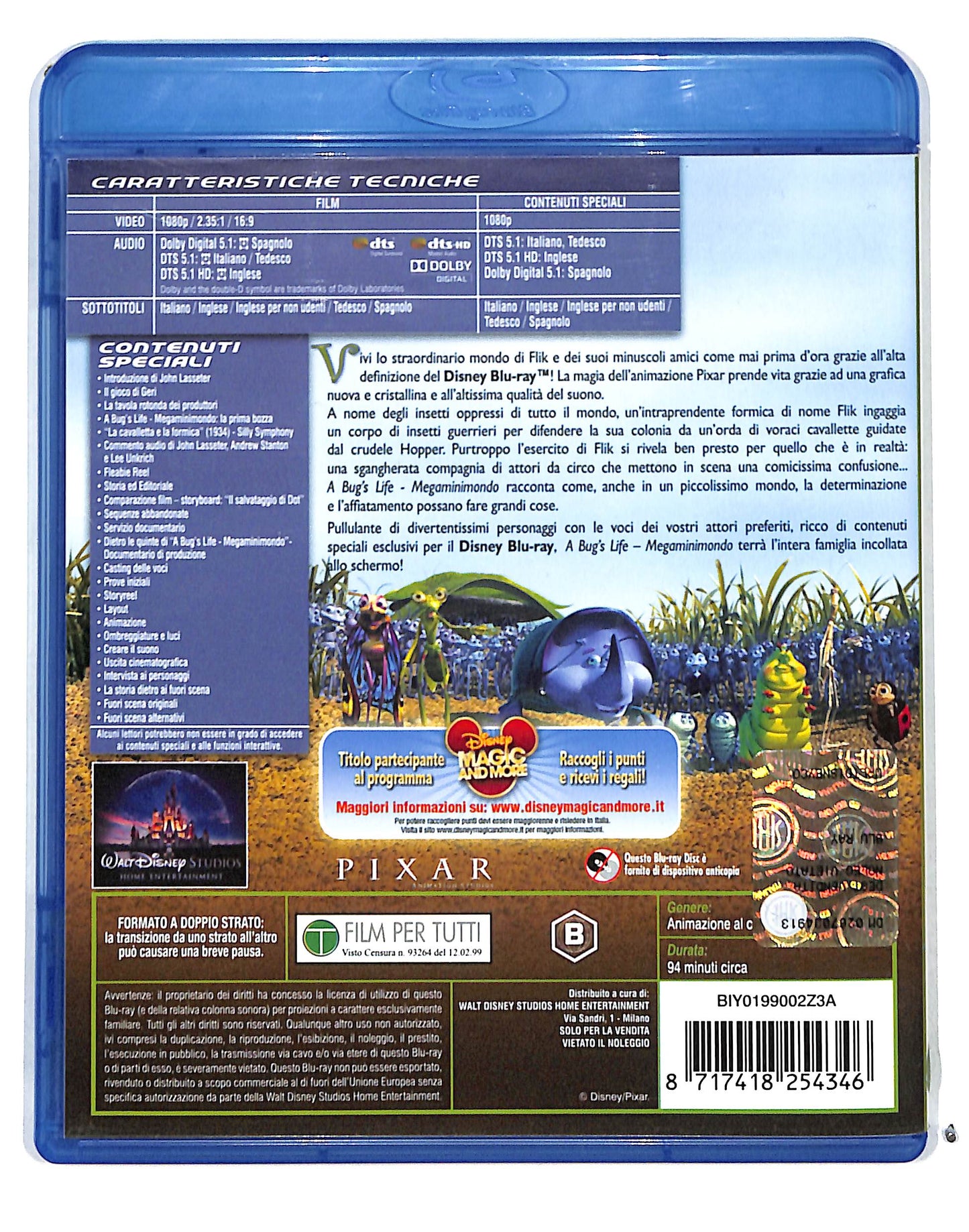 EBOND A bug's life Megaminimondo BLURAY BLURAY DB683755