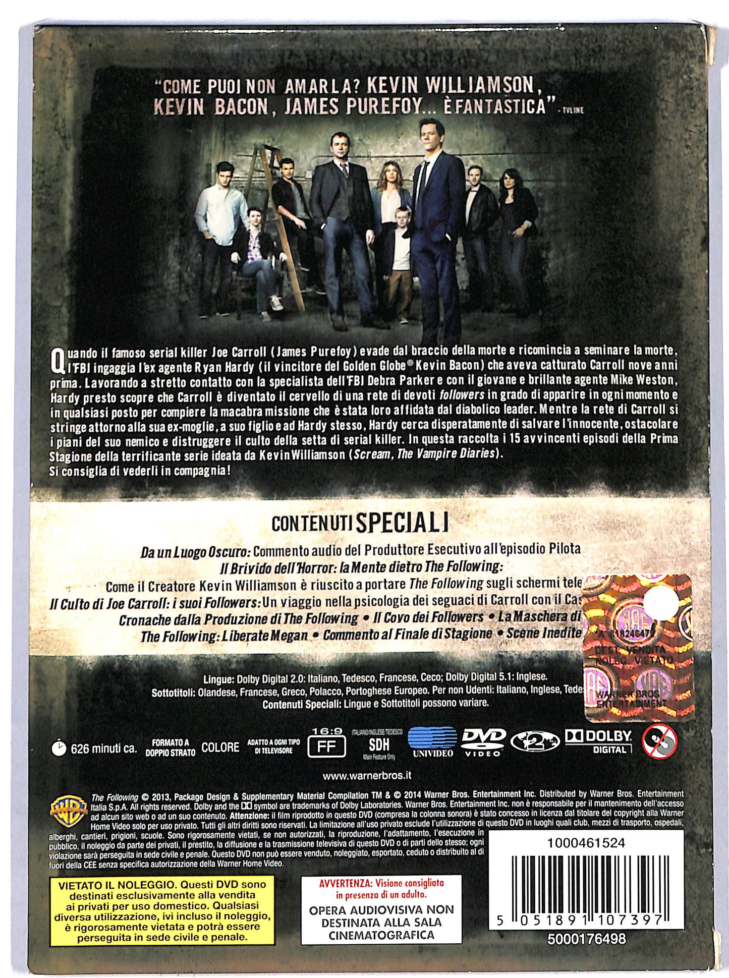 EBOND Following (The) Prima Stagione Completa DVD DB683821