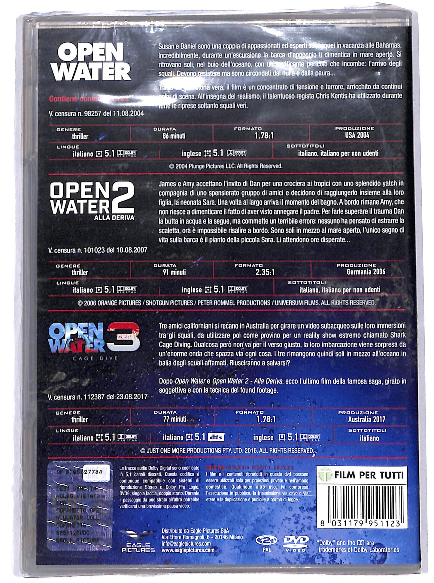 EBOND Open Water Collection (3) DVD DB683845