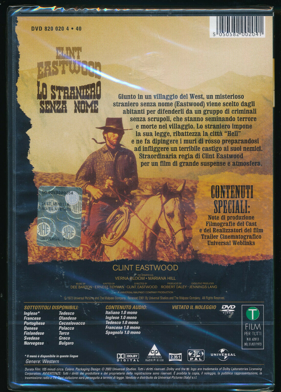 EBOND Lo Straniero Senza Nome DVD DB683856