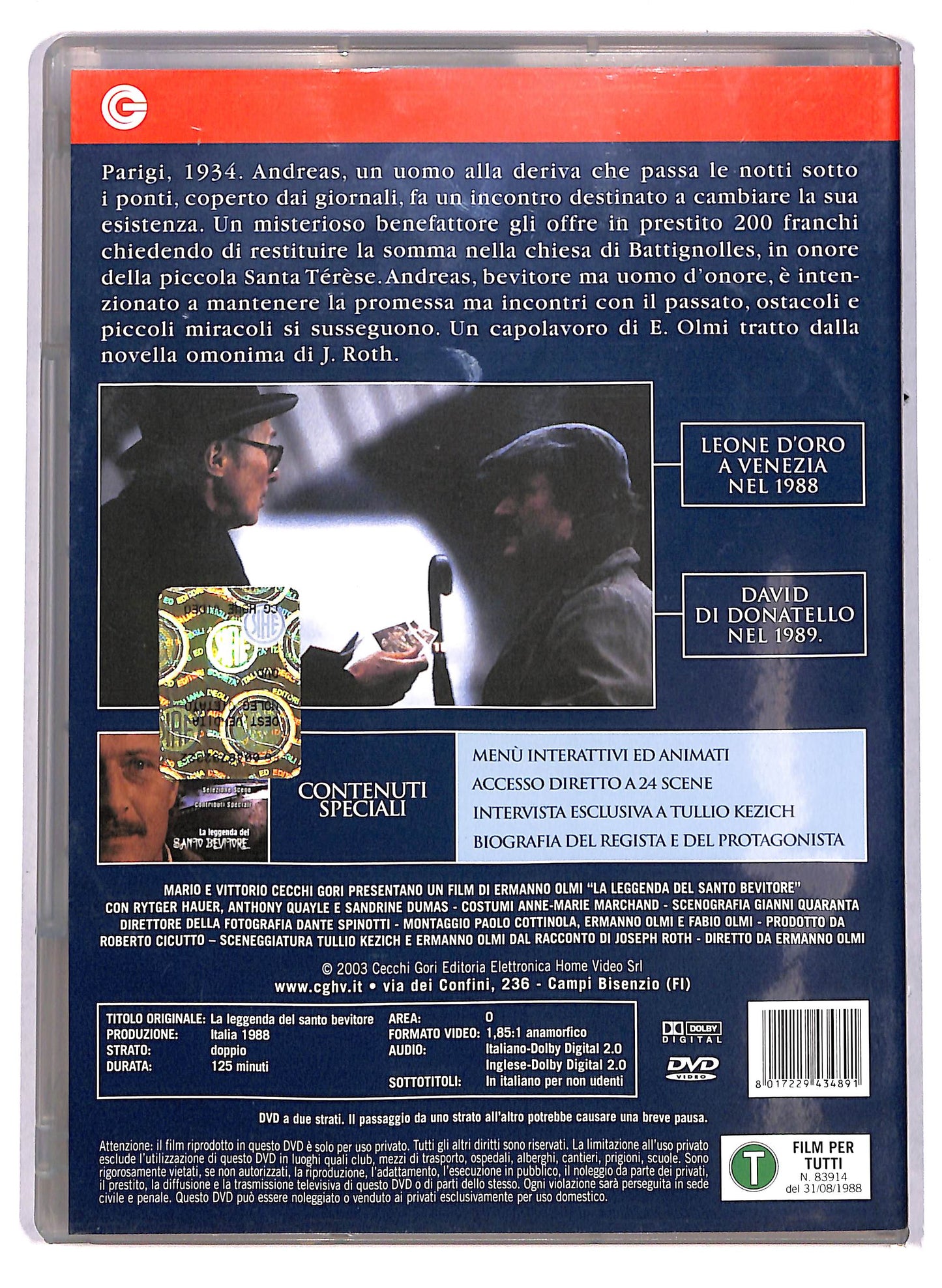 EBOND La leggenda del santo bevitore DVD DB683918