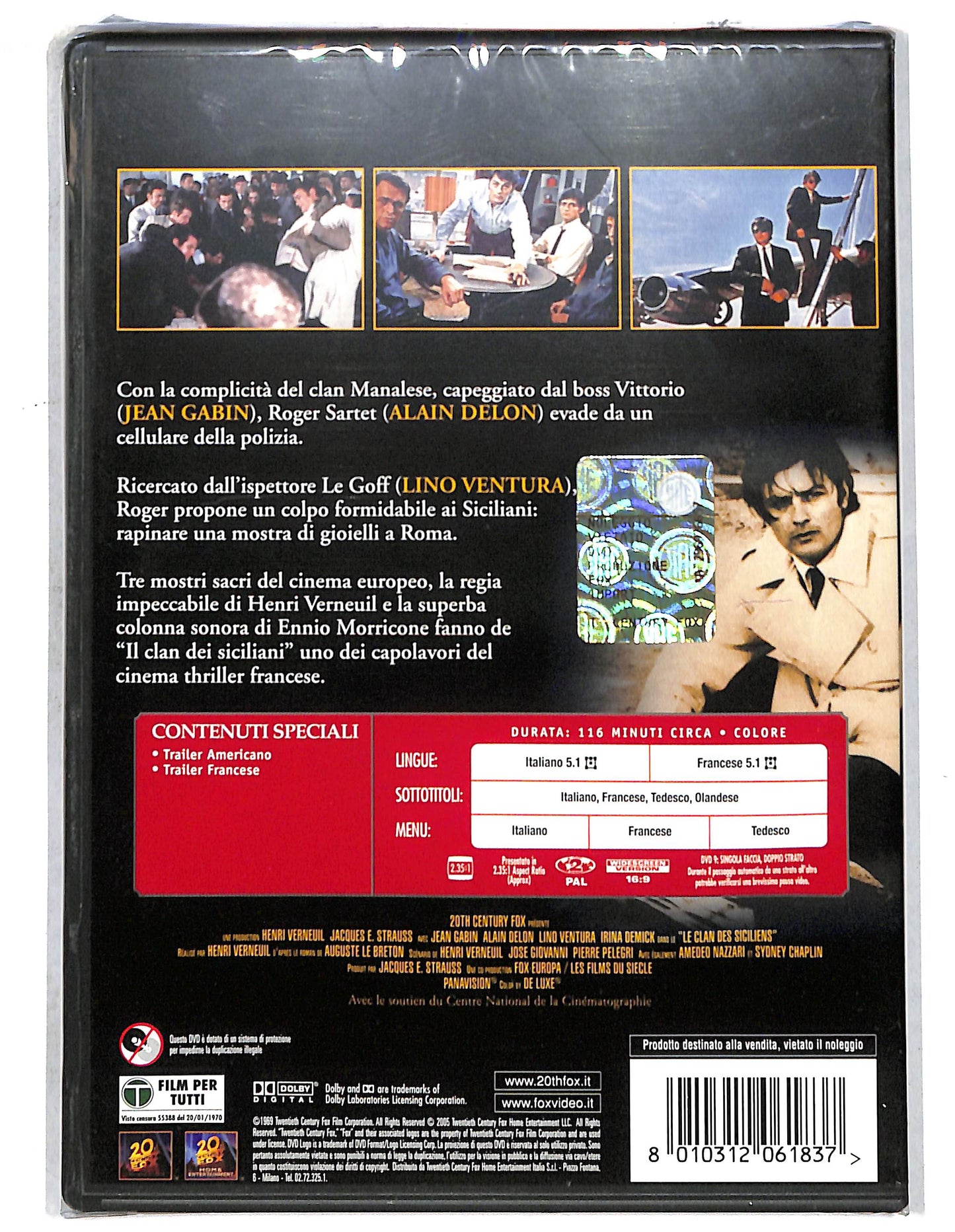 EBOND Il clan dei siciliani DVD DB683949