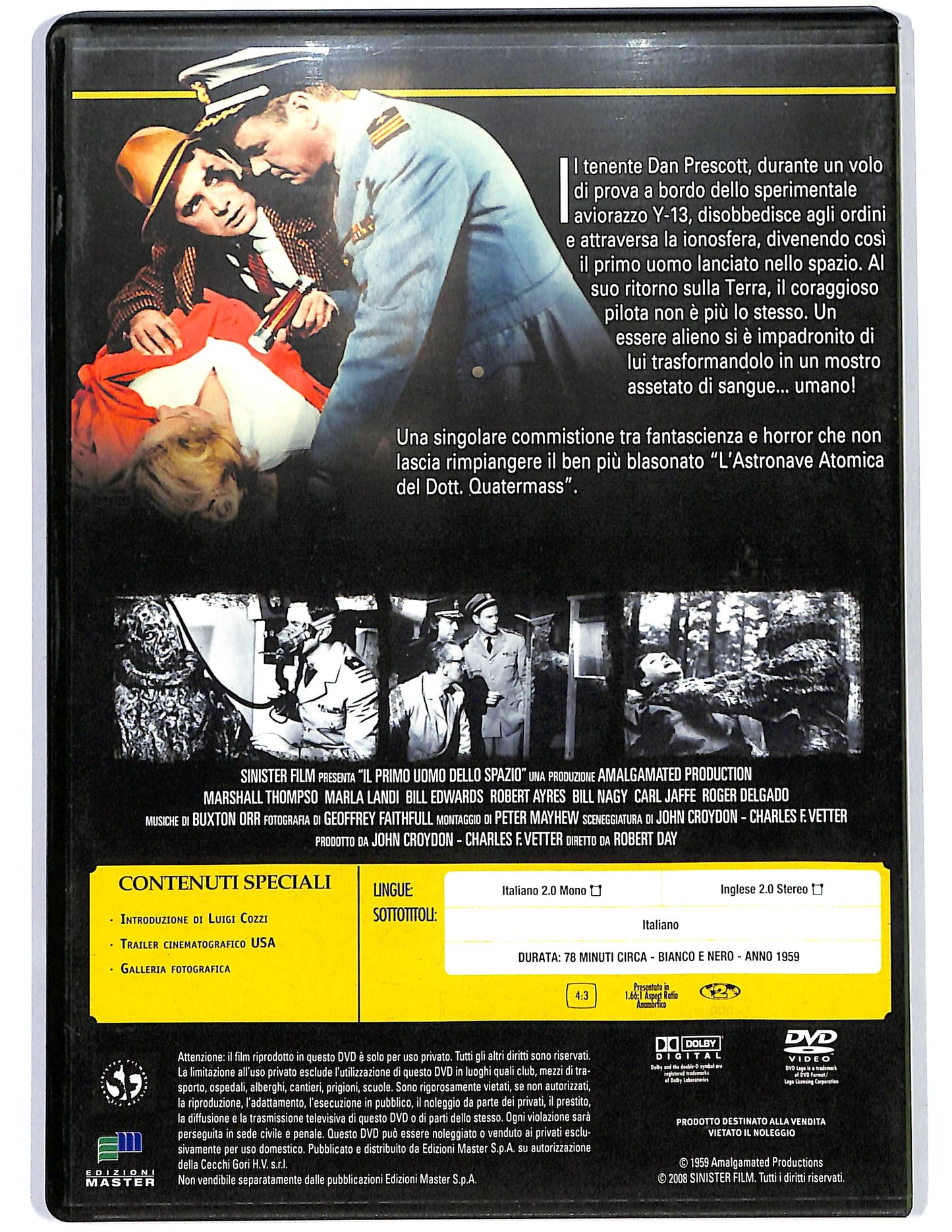 EBOND Il primo uomo nello spazio EDITORIALE DVD DB683954