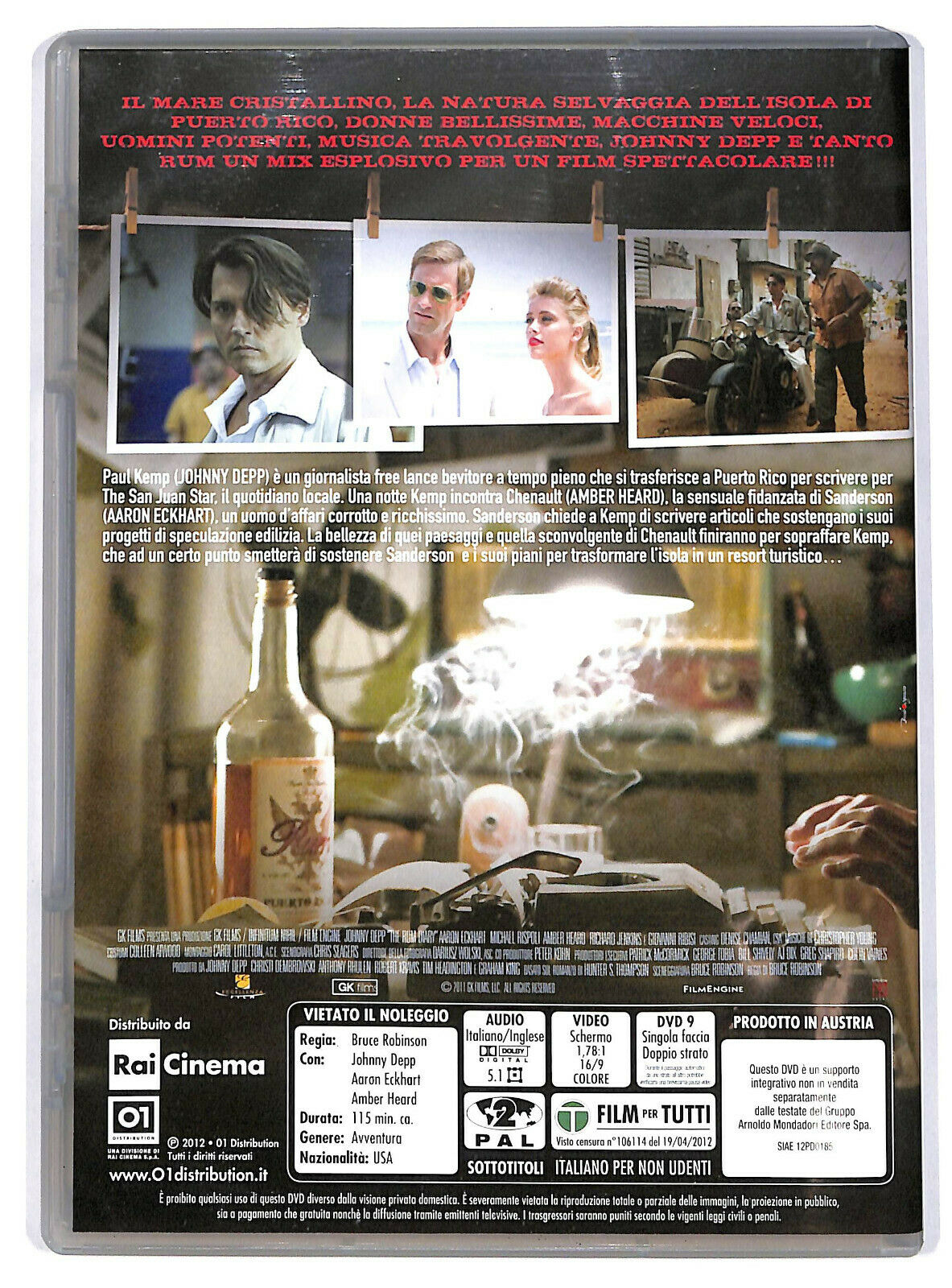 EBOND The Rum Diary - Cronache Di Una Passione Editoriale DVD DB684118