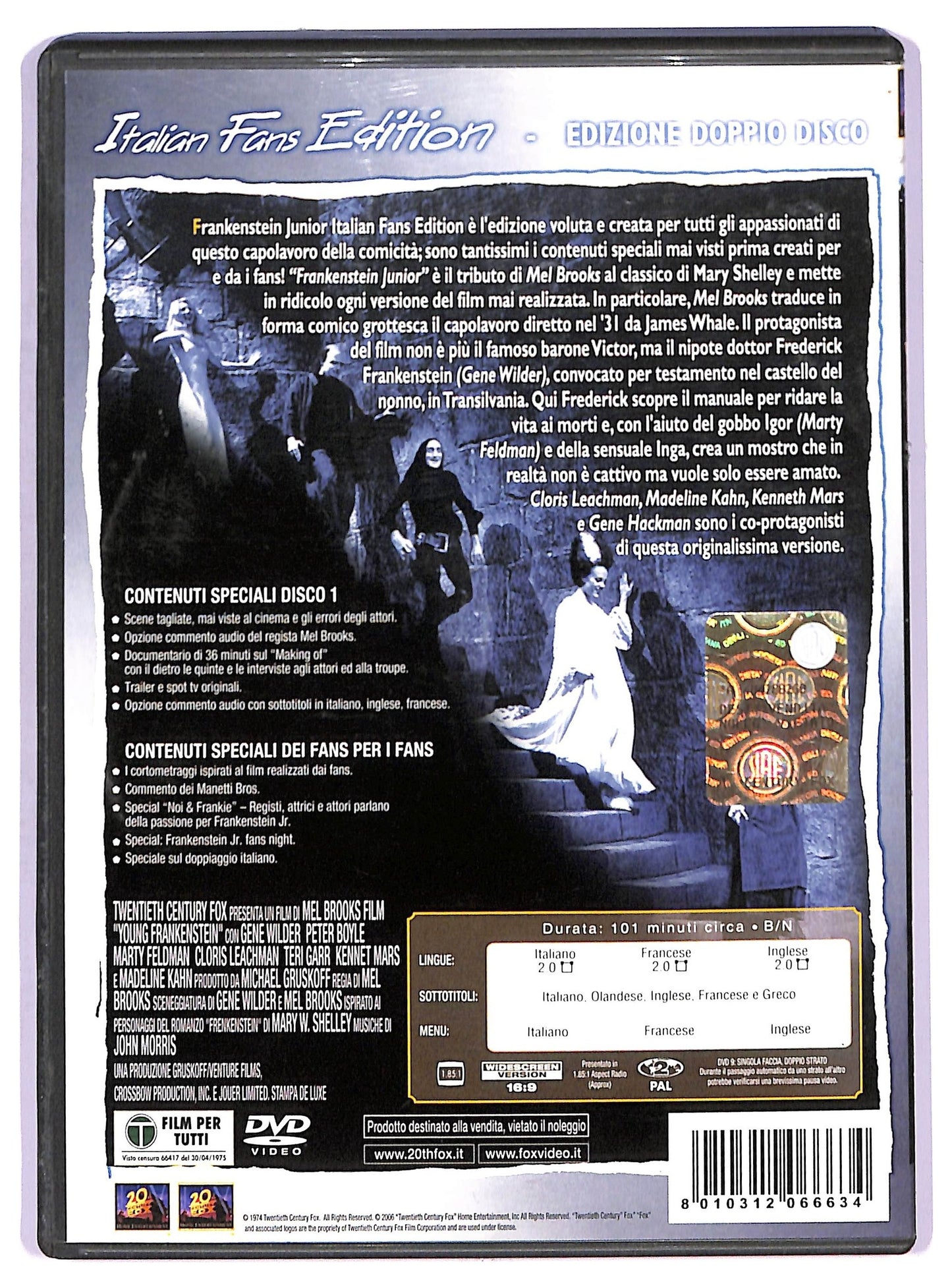 EBOND Frankenstein Junior EDizione Doppio Disco DVD DB684160