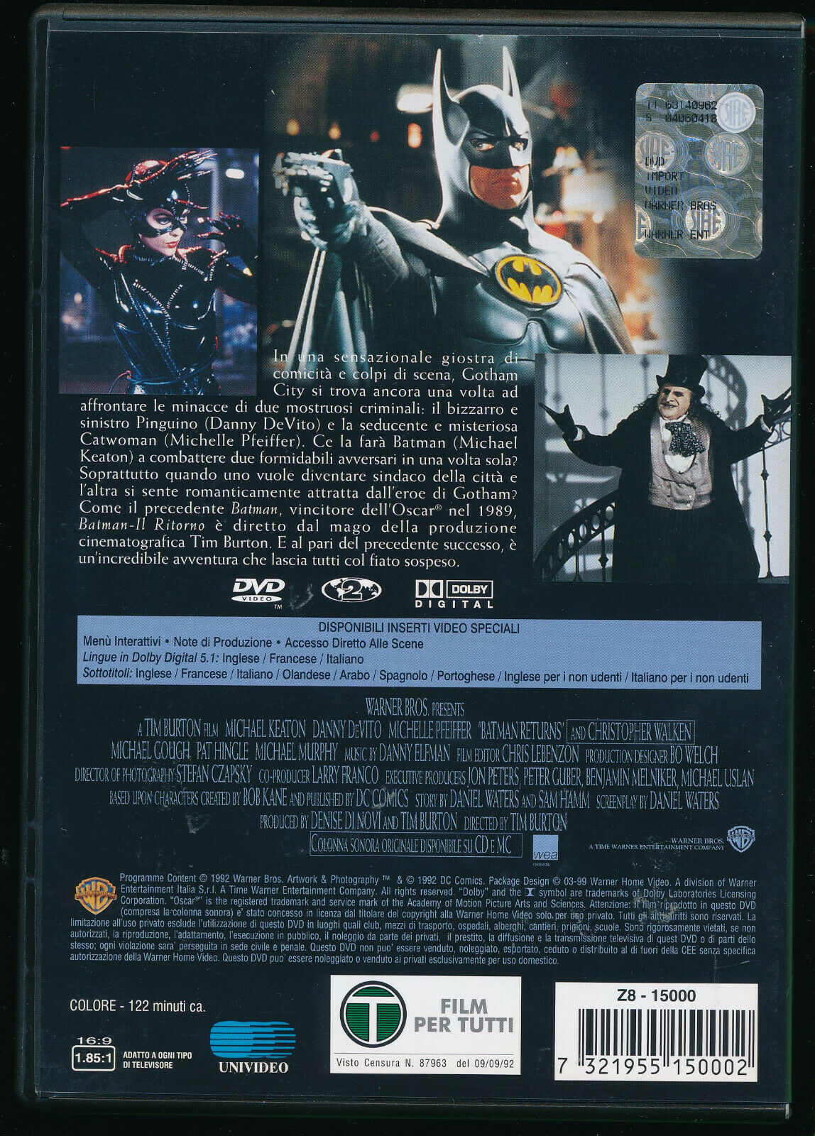 EBOND Batman Il Ritorno DVD DB684215