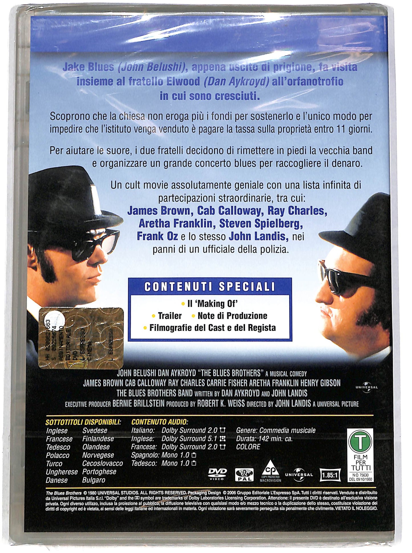 EBOND The Blues Brothers EDITORIALE DVD DB684330