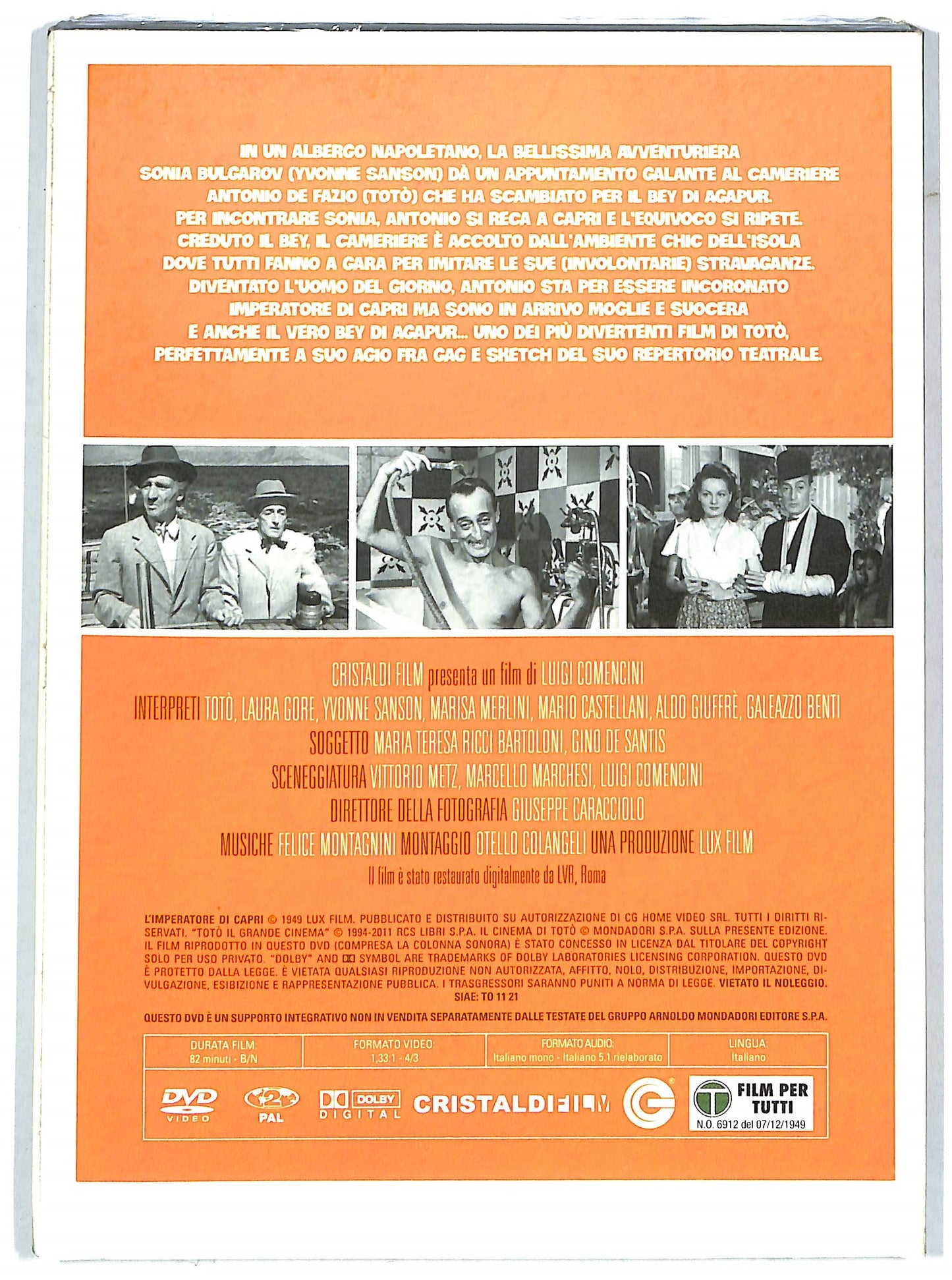 EBOND L'Imperatore Di Capri EDITORIALE DVD DB684617