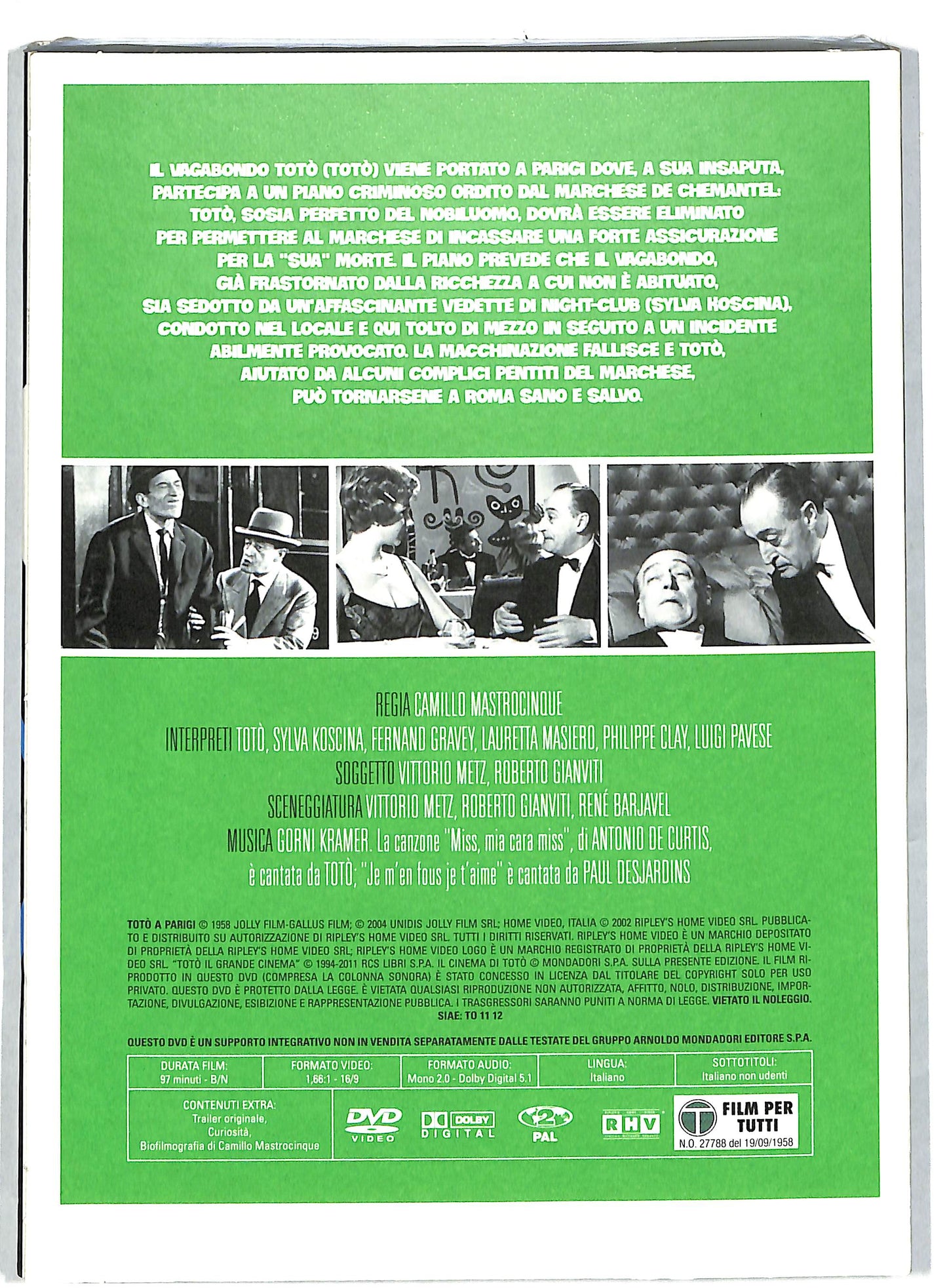 EBOND Toto a Parigi EDITORIALE DVD DB684638