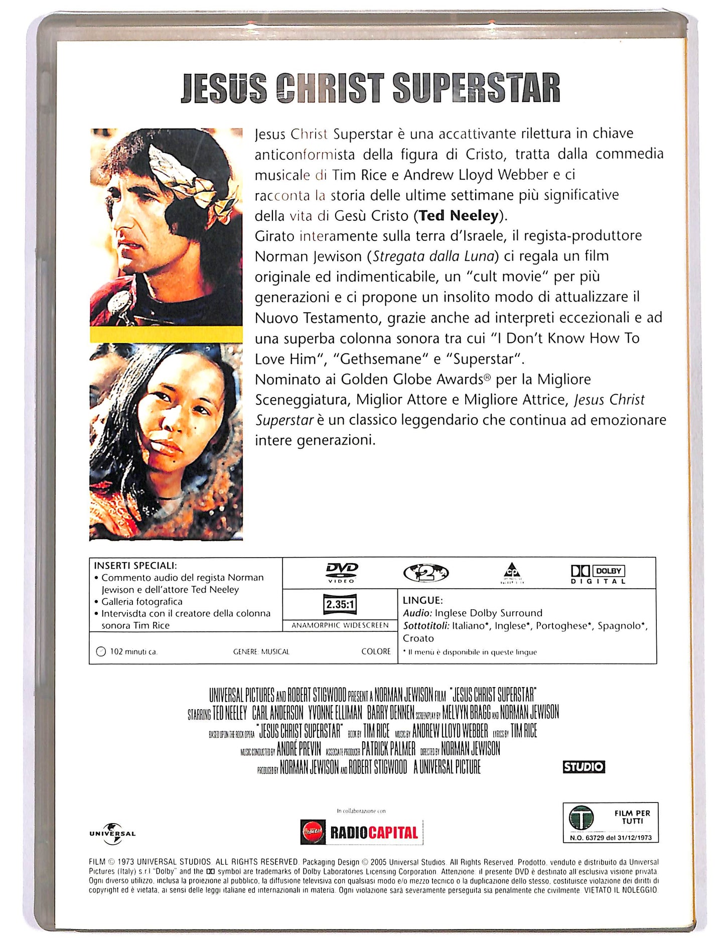 EBOND Jesus Christ Superstar EDITORIALE DVD DB684655