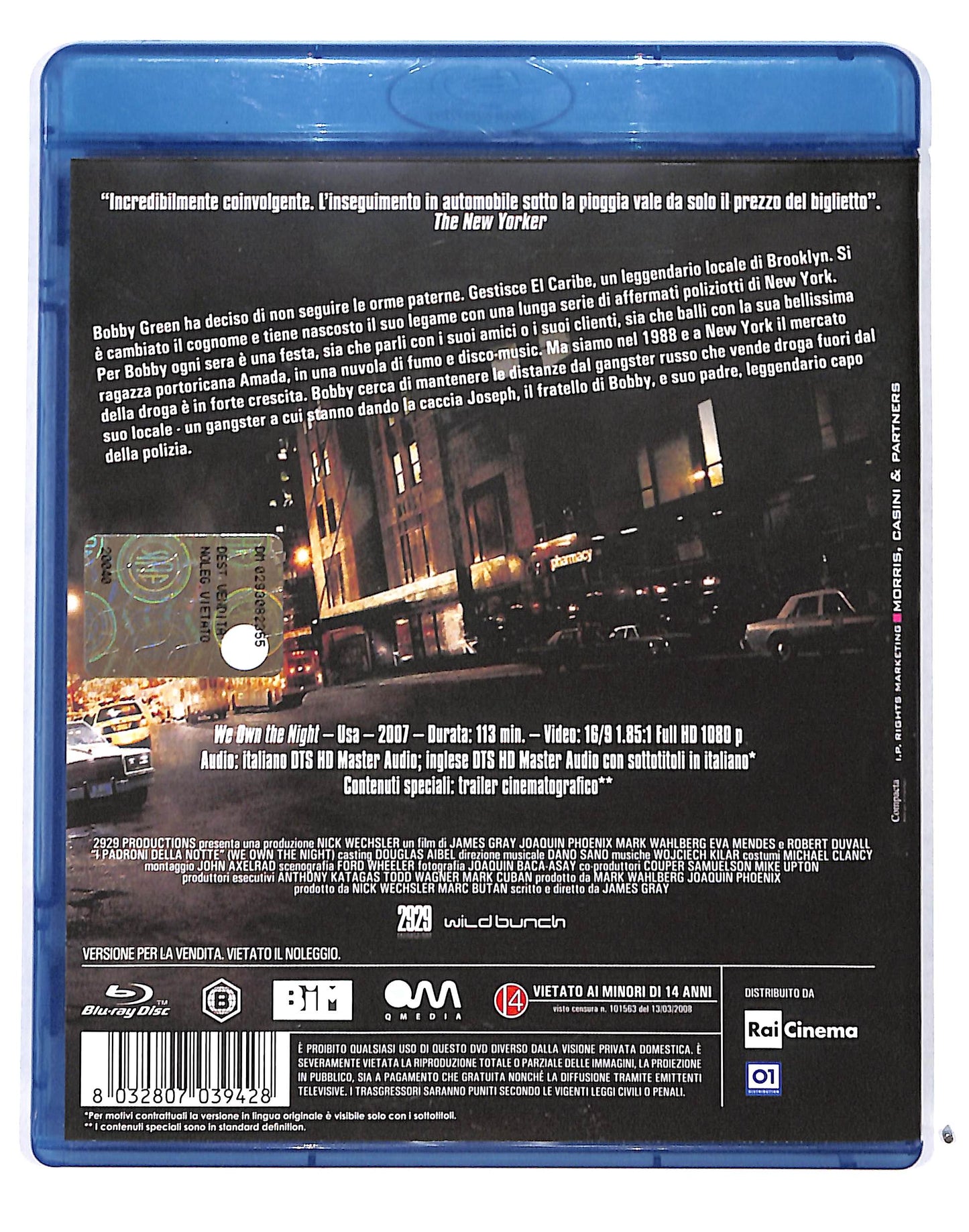 EBOND I padroni della notte BLURAY BLURAY DB685101