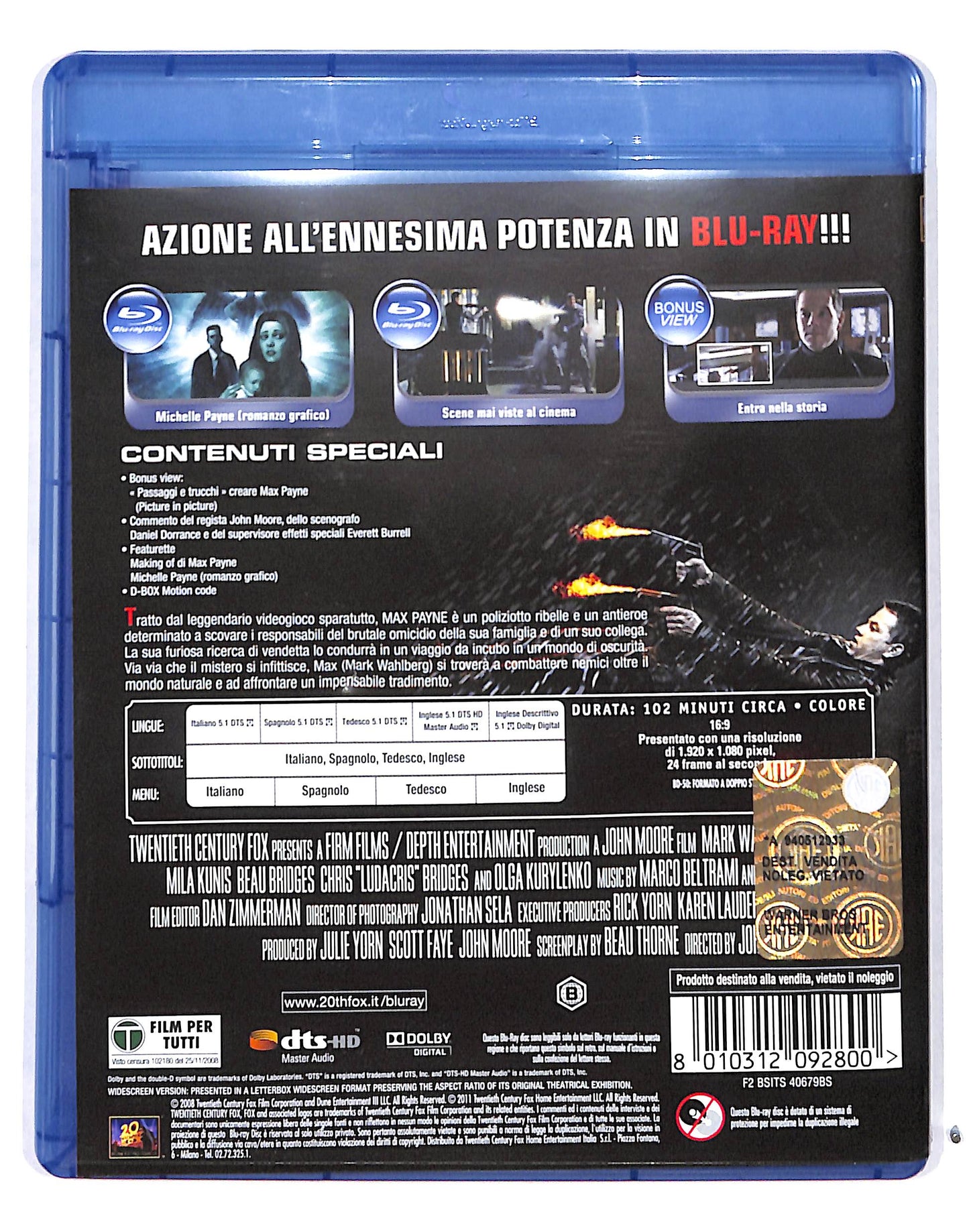 EBOND Max Payne BLURAY DB685106