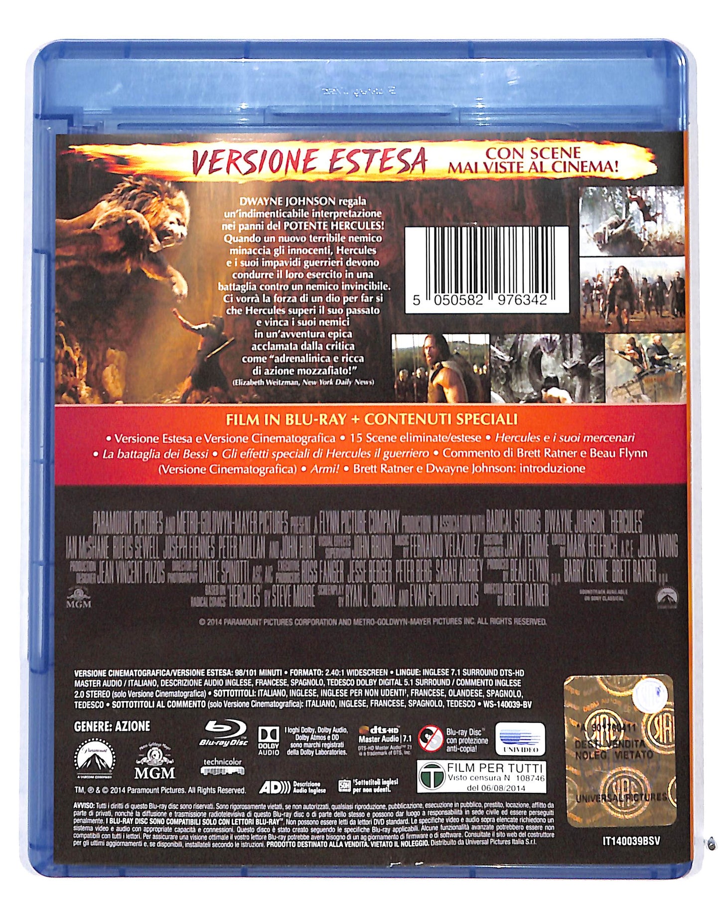 EBOND Hercules - il guerriero Versione estesa BLURAY BLURAY DB685126