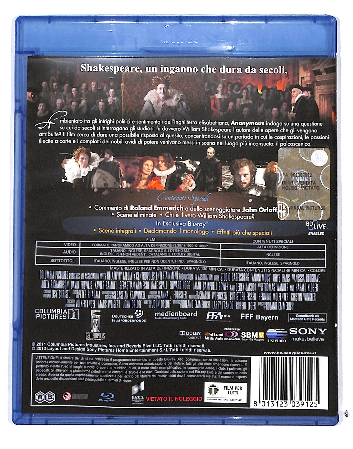 EBOND Anonymous BLURAY BLURAY DB685128