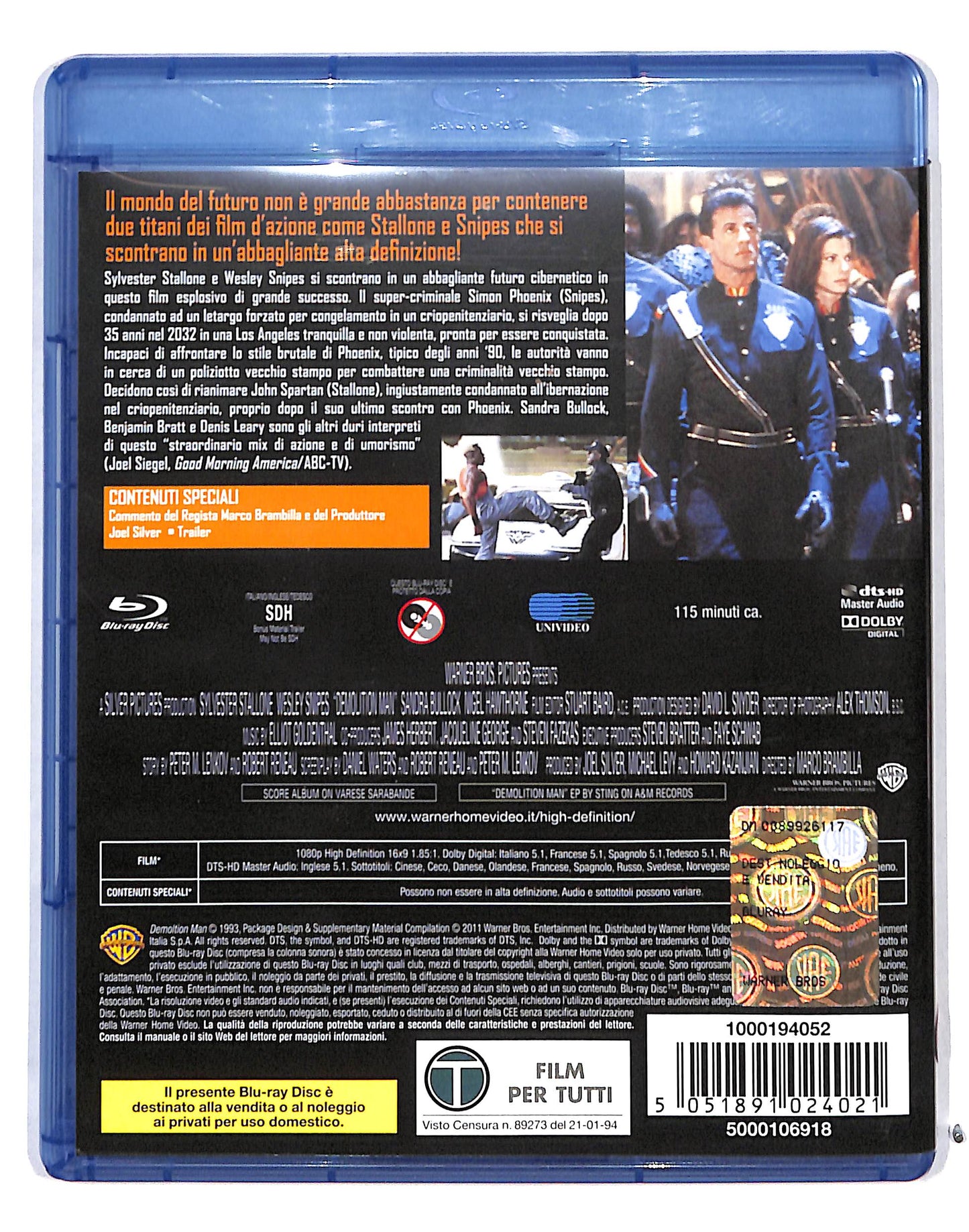 EBOND Demolition Man BLURAY BLURAY DB685150