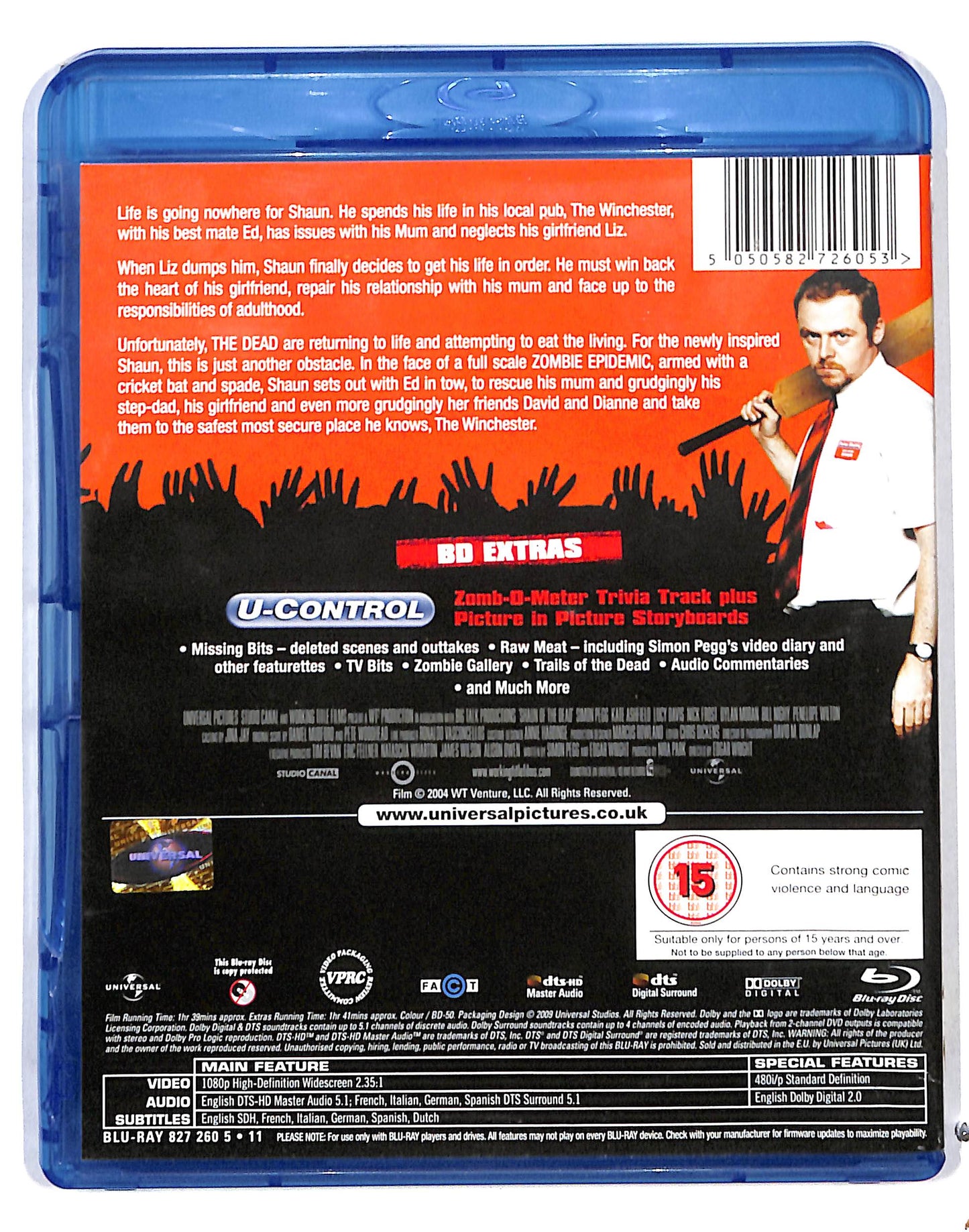 EBOND Shaun Of The Dead Edizione: Regno Unito BLURAY BLURAY DB685168