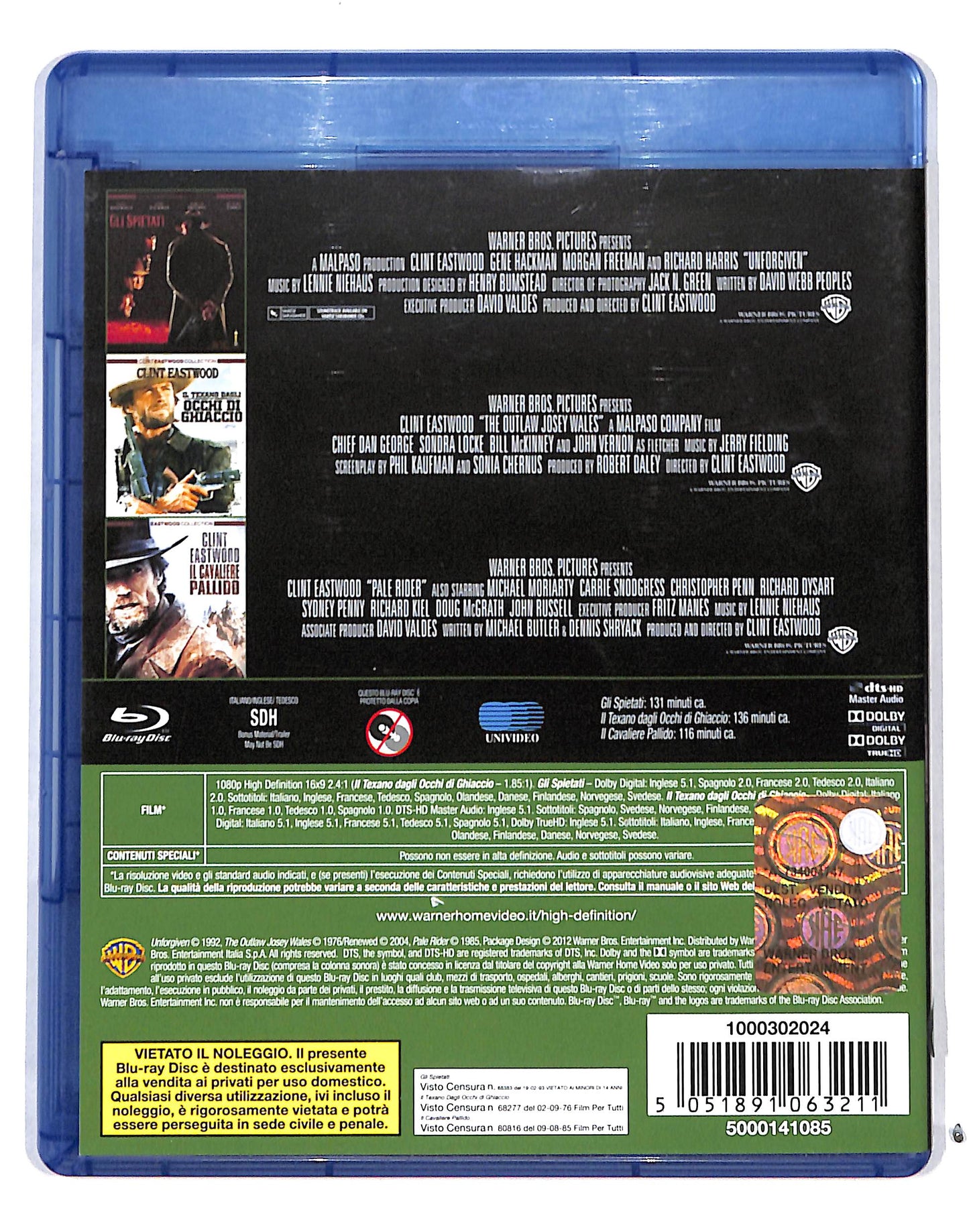 EBOND Clint Eastwood collection BLURAY BLURAY DB685177