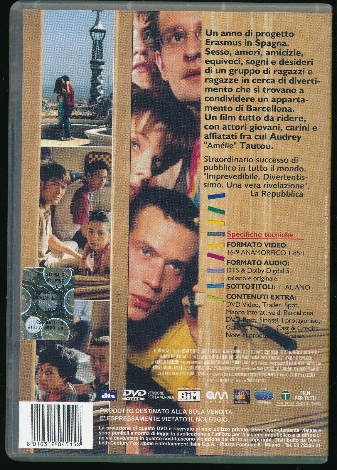 EBOND L'appartamento Spagnolo Di Cedric Klapisch DVD DB685236